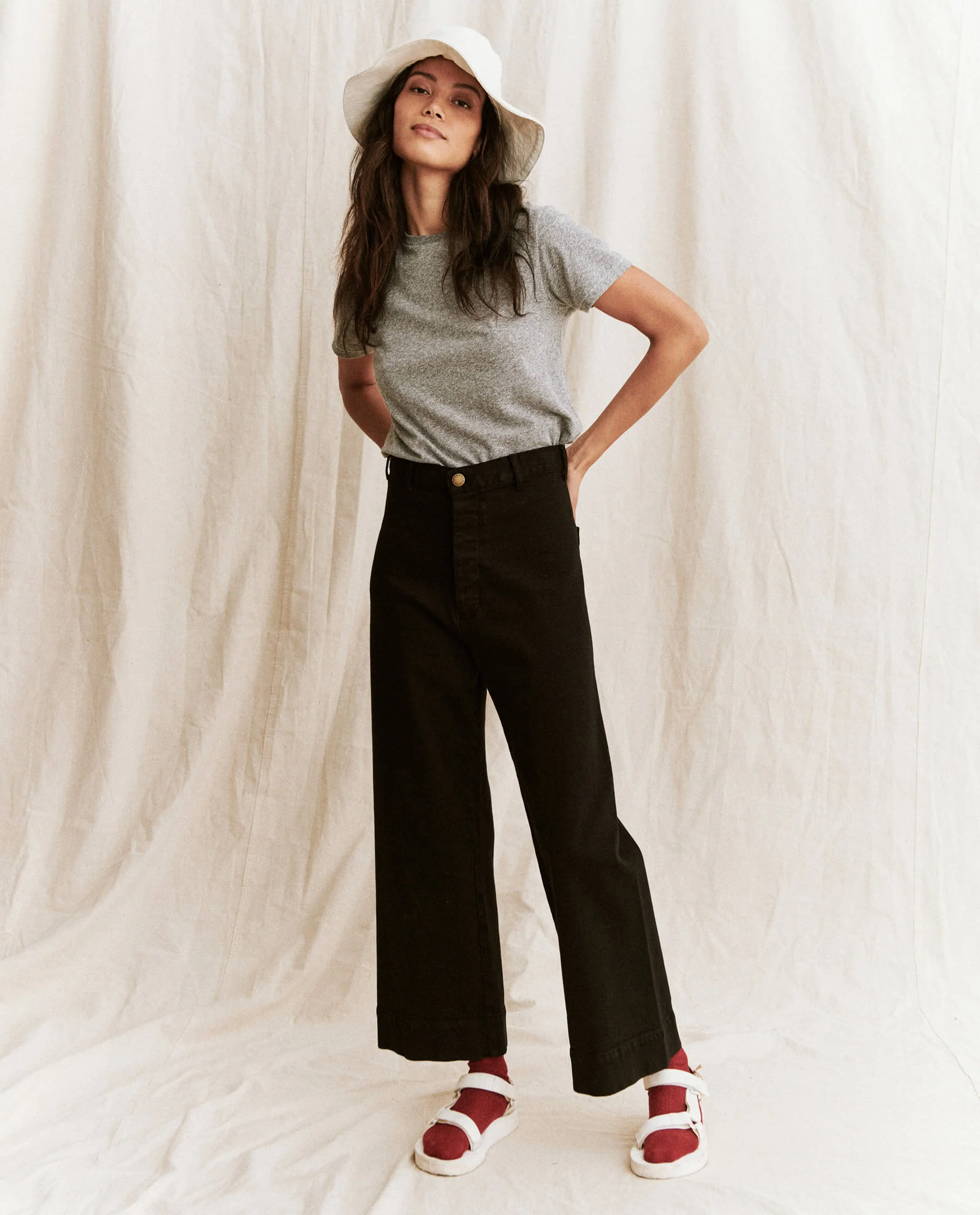 The Little Tee. Solid -- Heather Grey - Image 4