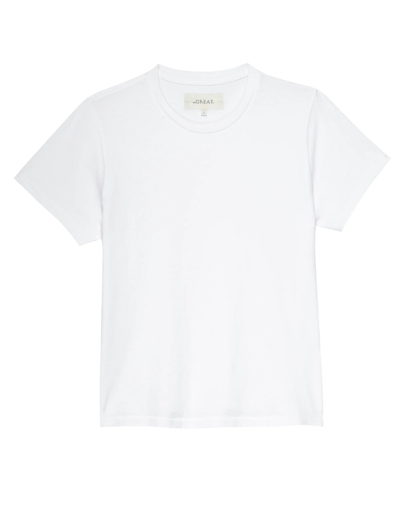 The Little Tee. Solid -- True White - Image 5