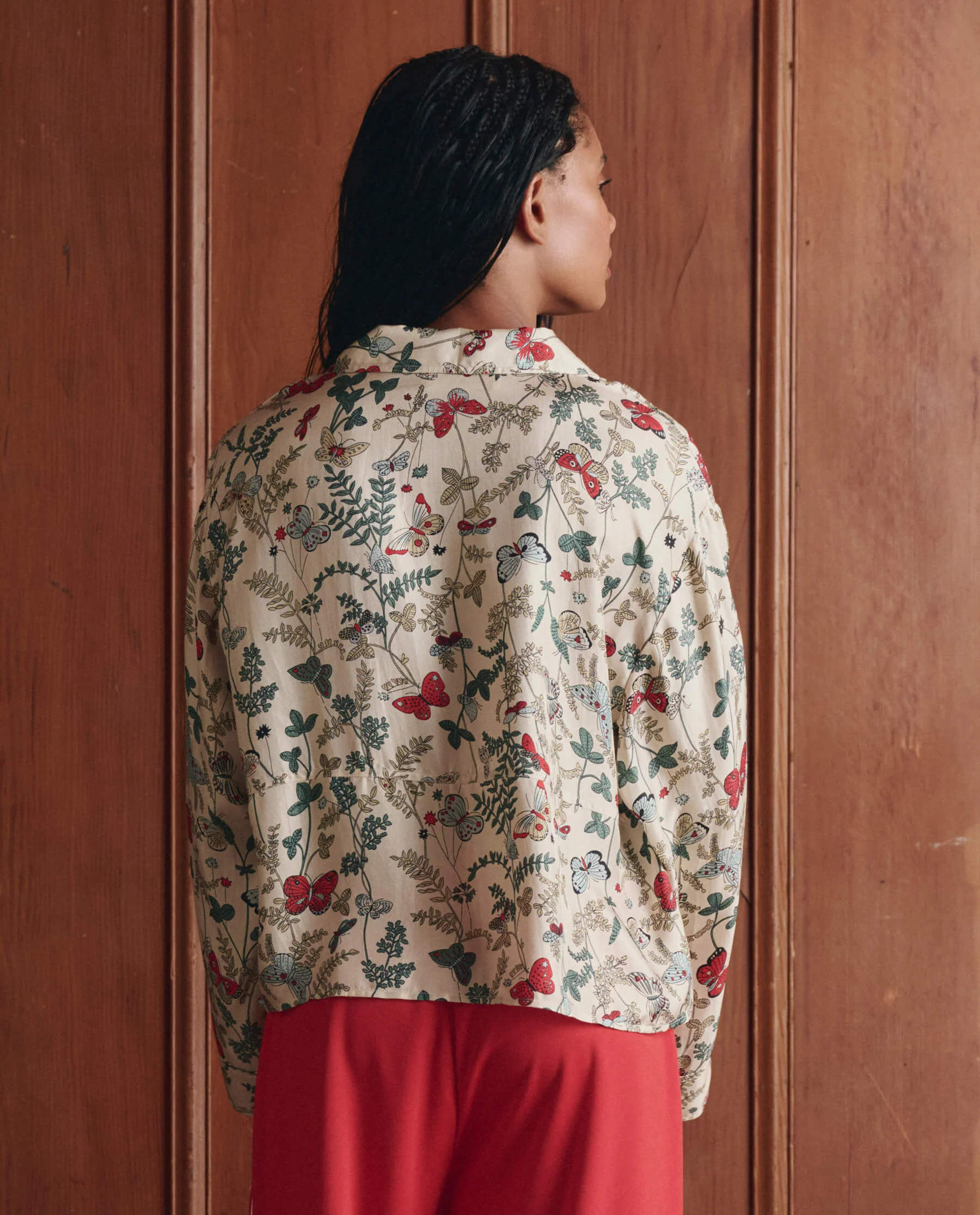 The Meadow Henley Top. -- Floating Butterfly - Image 3