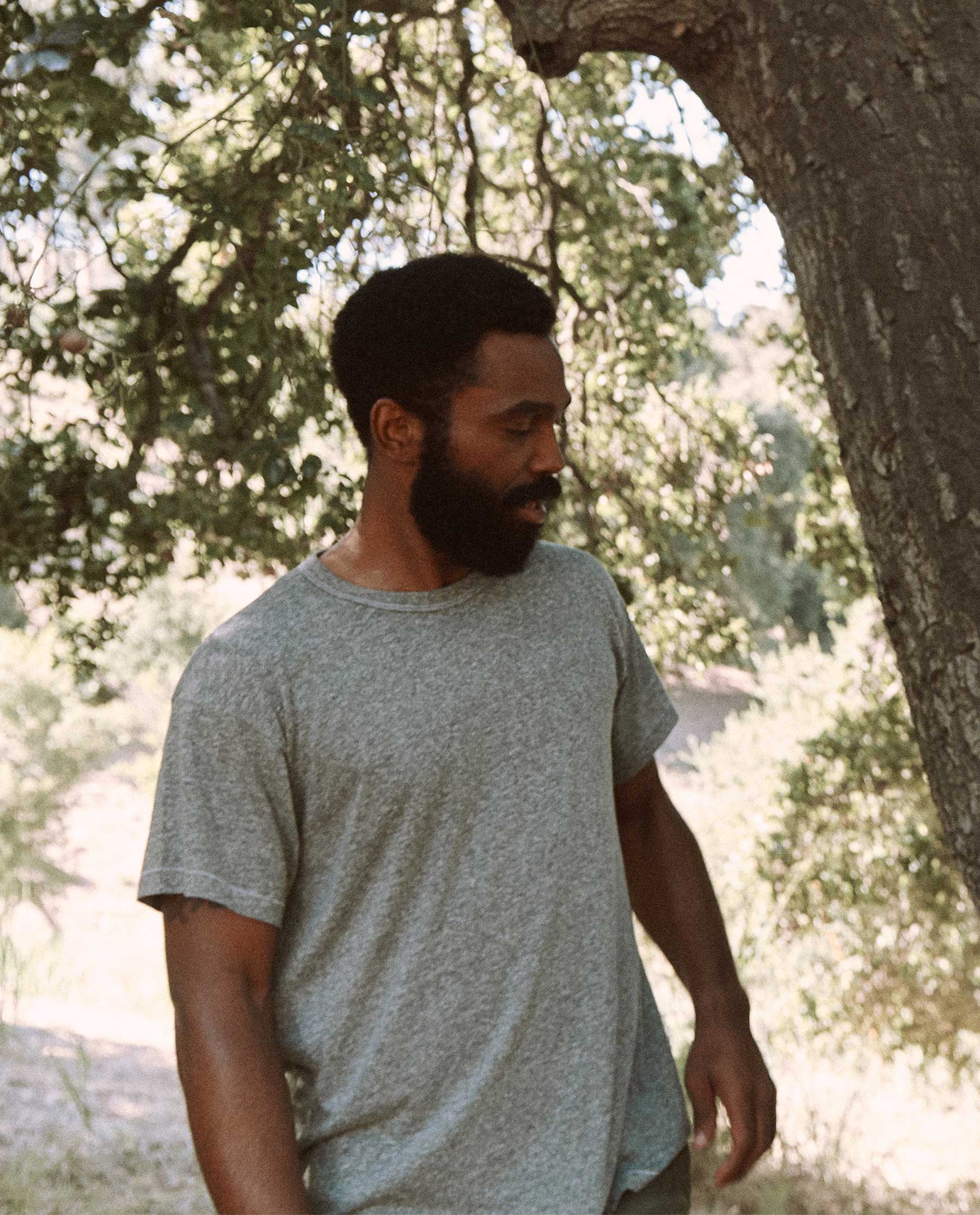 The Men's Boxy Crew. -- HEATHER GREY - Image 3