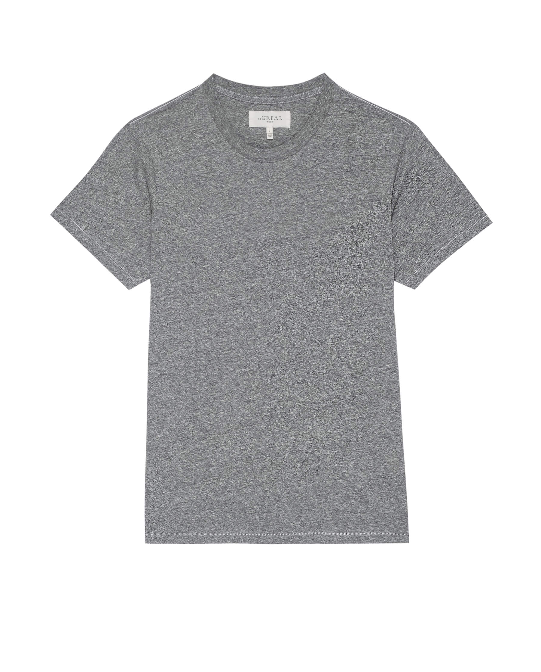 The Men's Boxy Crew. -- HEATHER GREY - Image 5