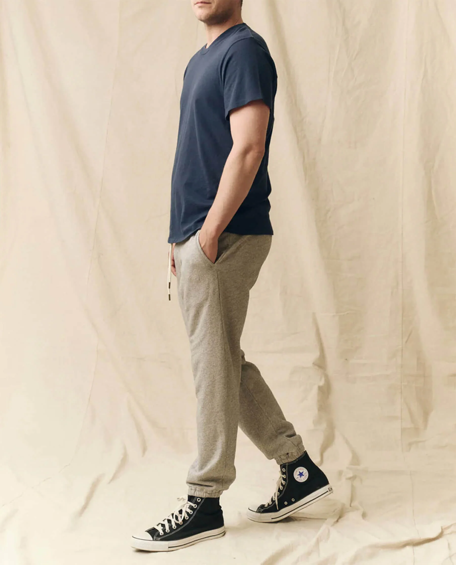 The Men's Boxy Crew. -- True Navy - Image 4