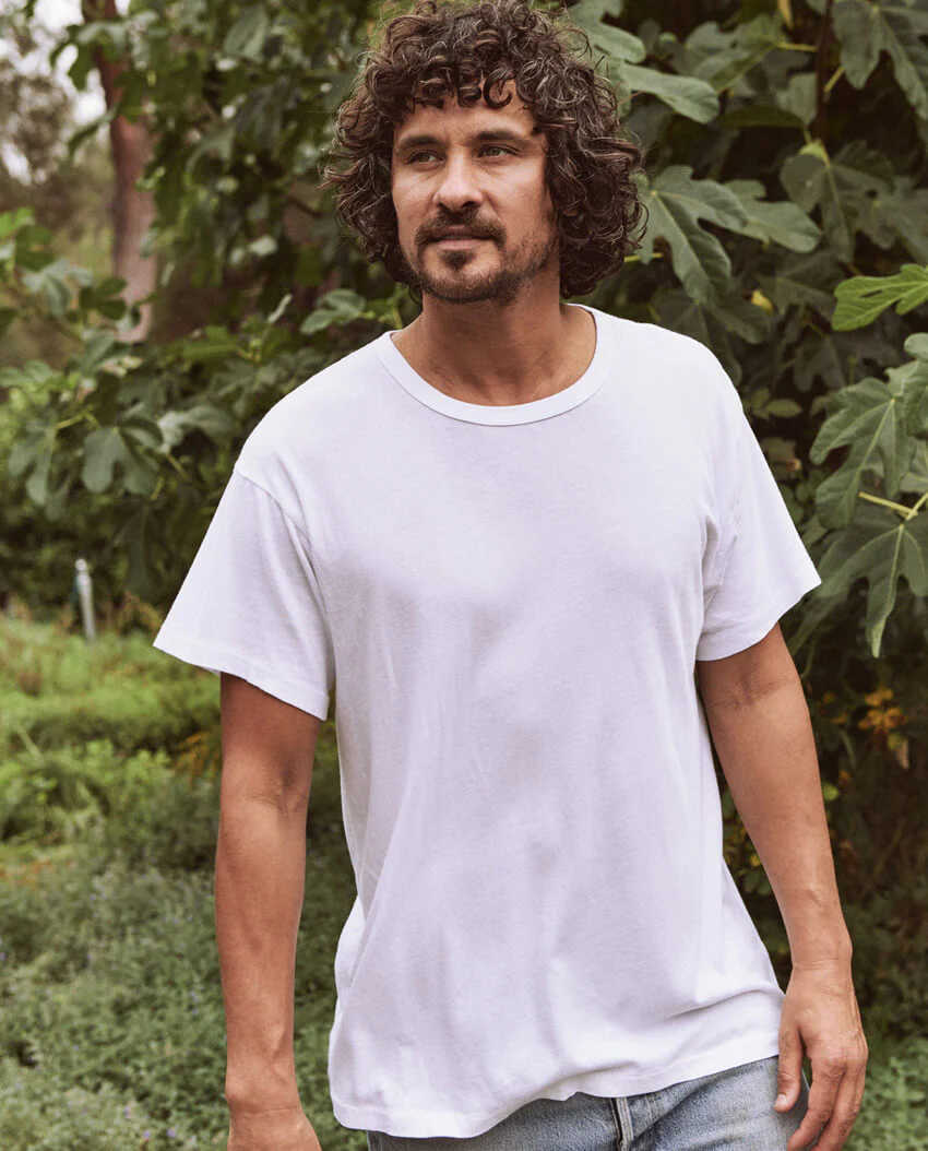 The Men's Boxy Crew. -- TRUE WHITE - Image 3