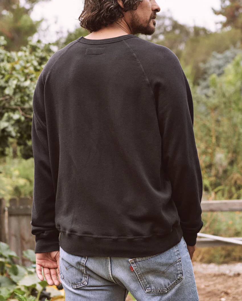 The Men's College Sweatshirt. -- ALMOST BLACK - Image 3