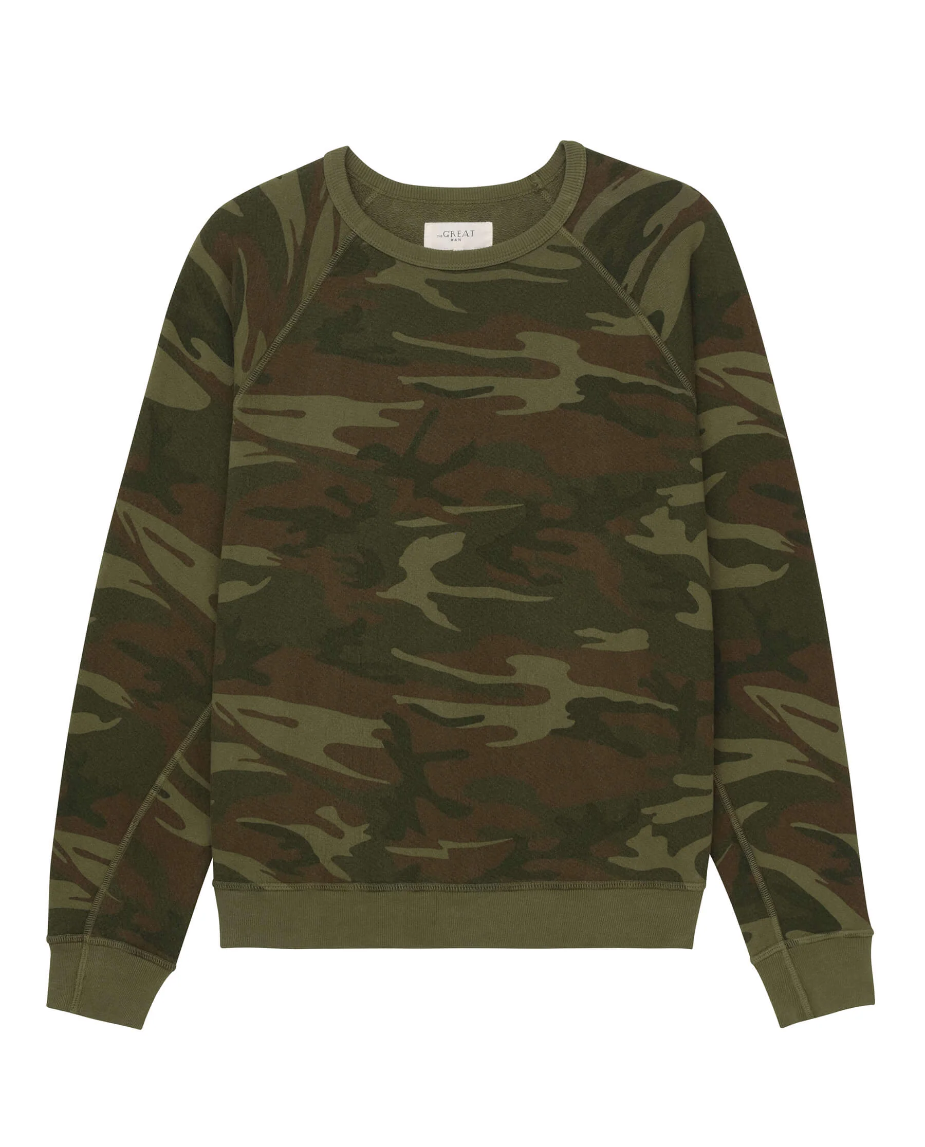 The Men's College Sweatshirt. -- Deep Woods Camo - Image 6