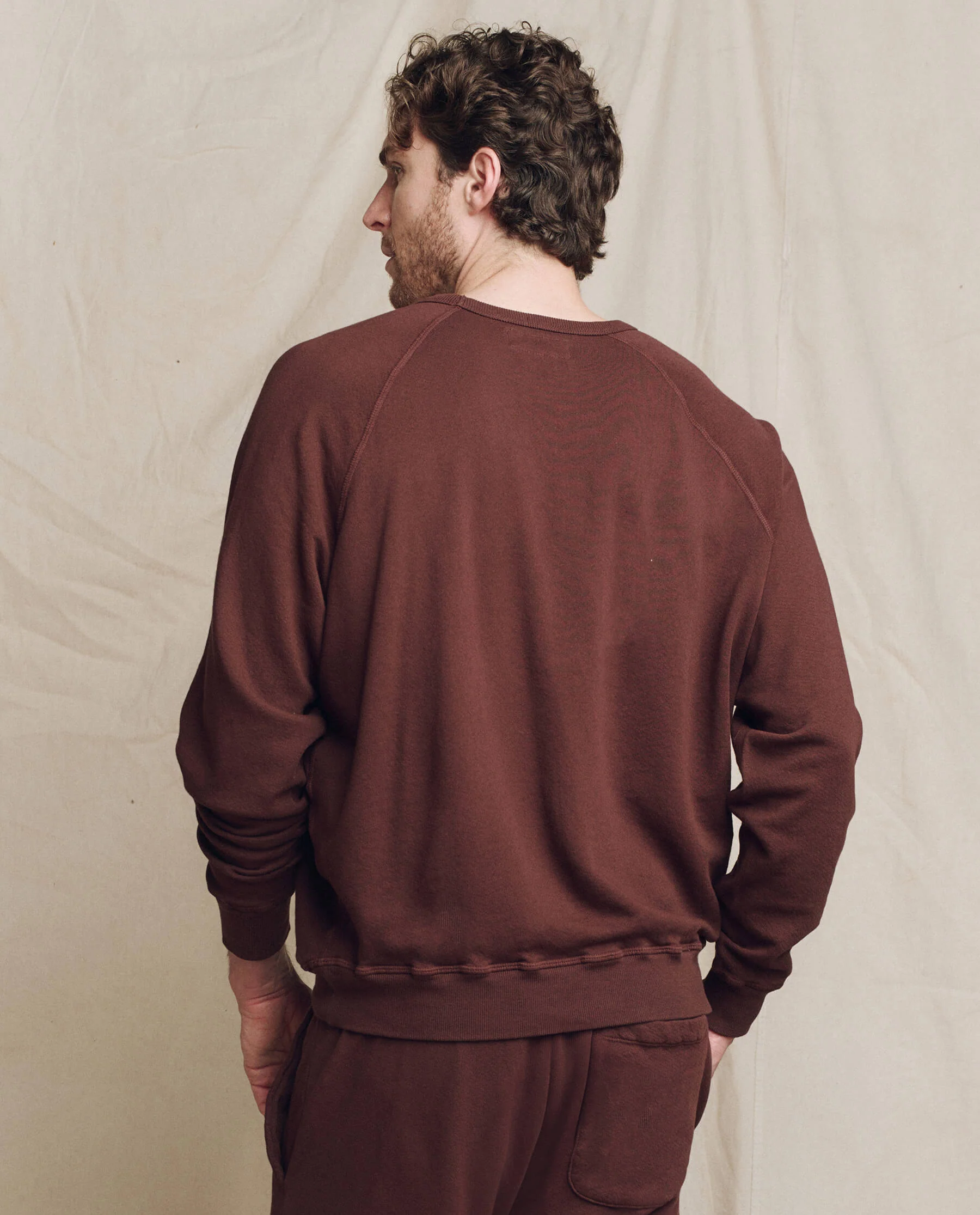 The Men's College Sweatshirt. -- Toasted Walnut - Image 2