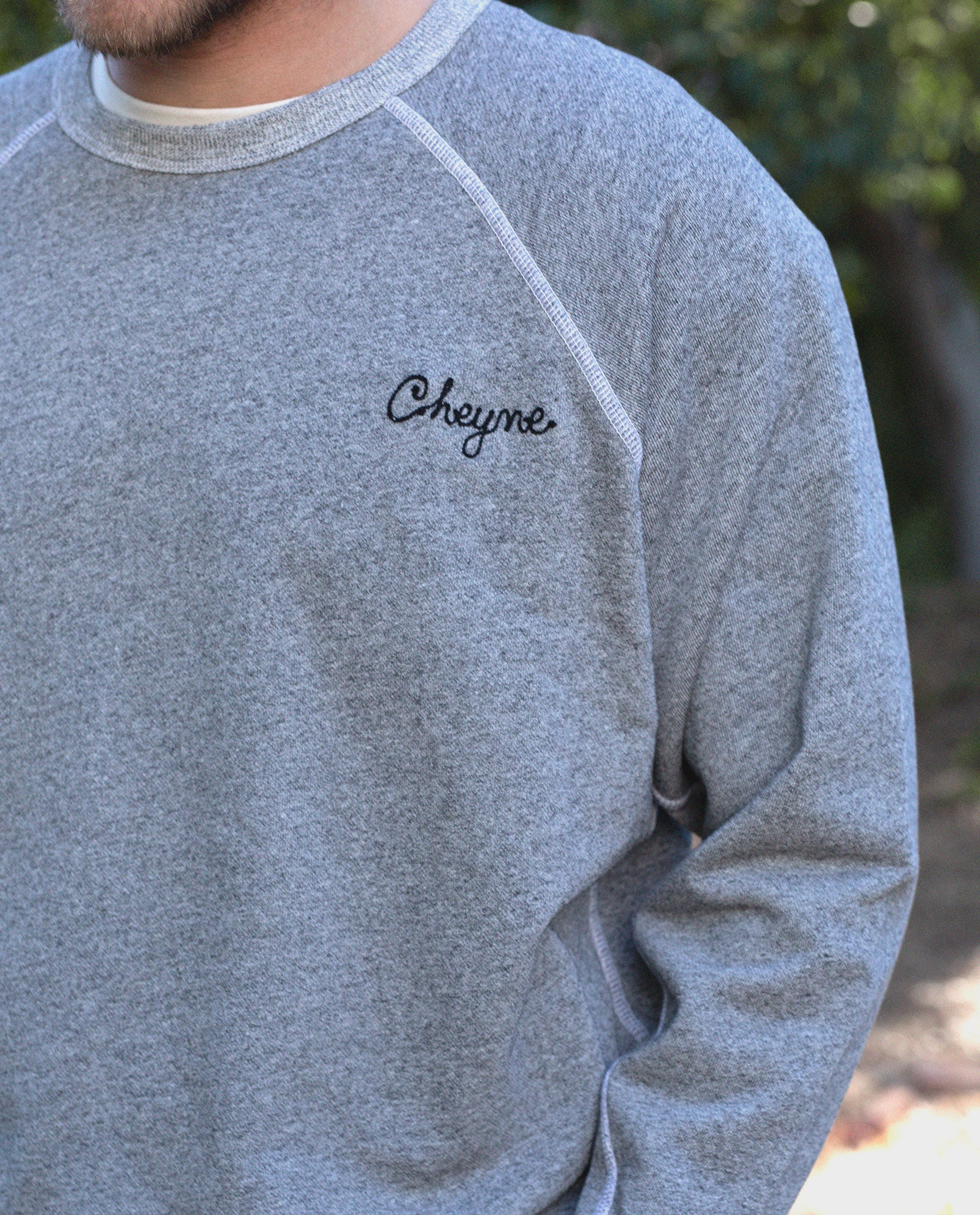 The Men's College Sweatshirt. -- VARSITY GREY - Image 5