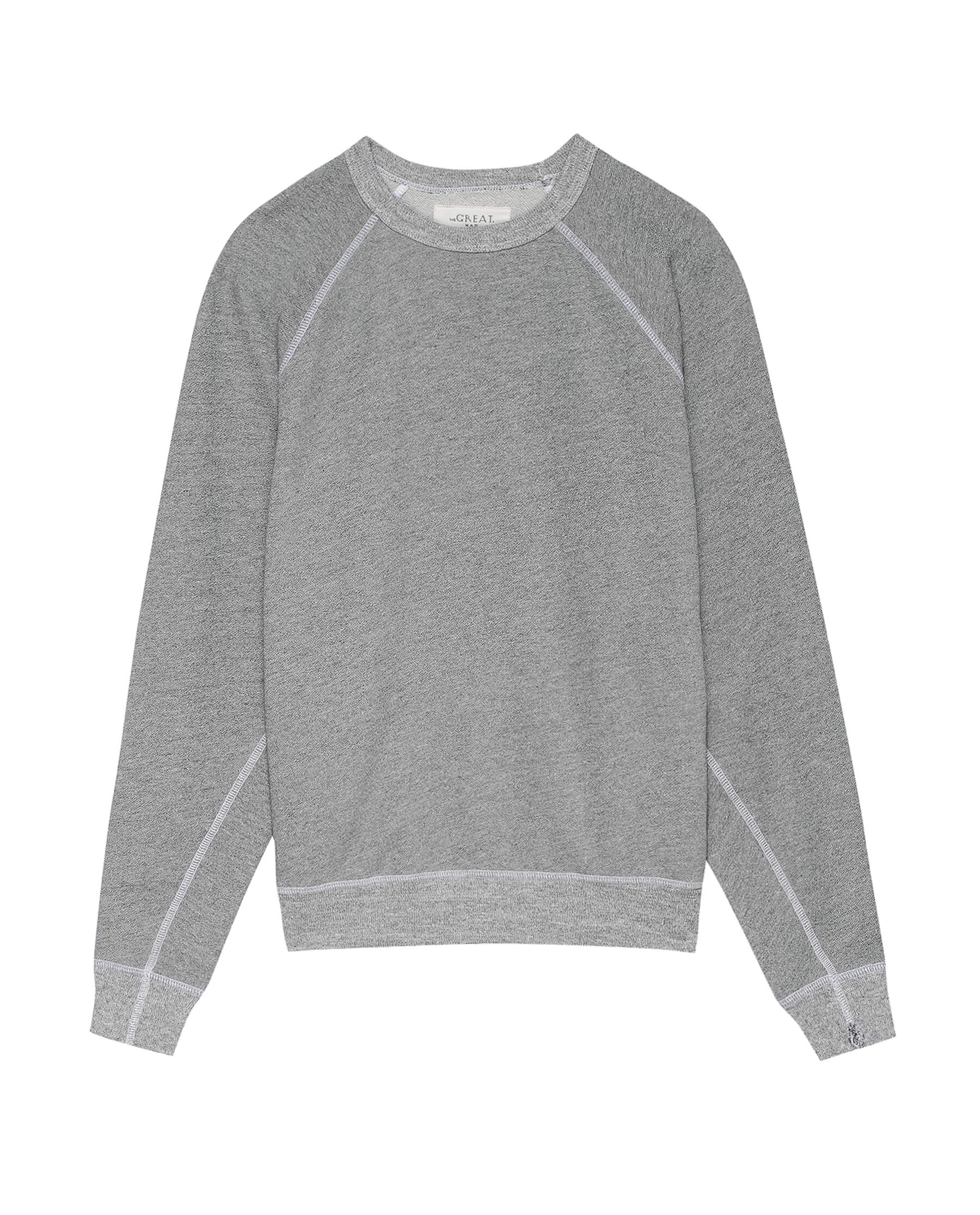 The Men's College Sweatshirt. -- VARSITY GREY - Image 6