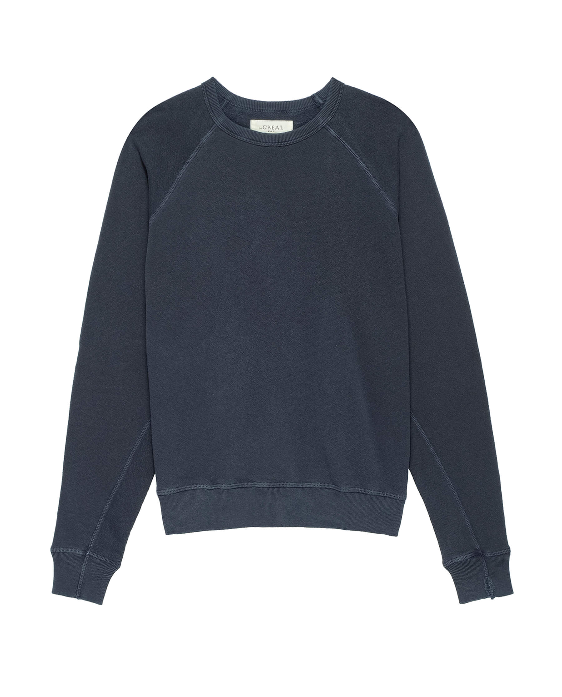 The Men's College Sweatshirt. -- WASHED NAVY - Image 5