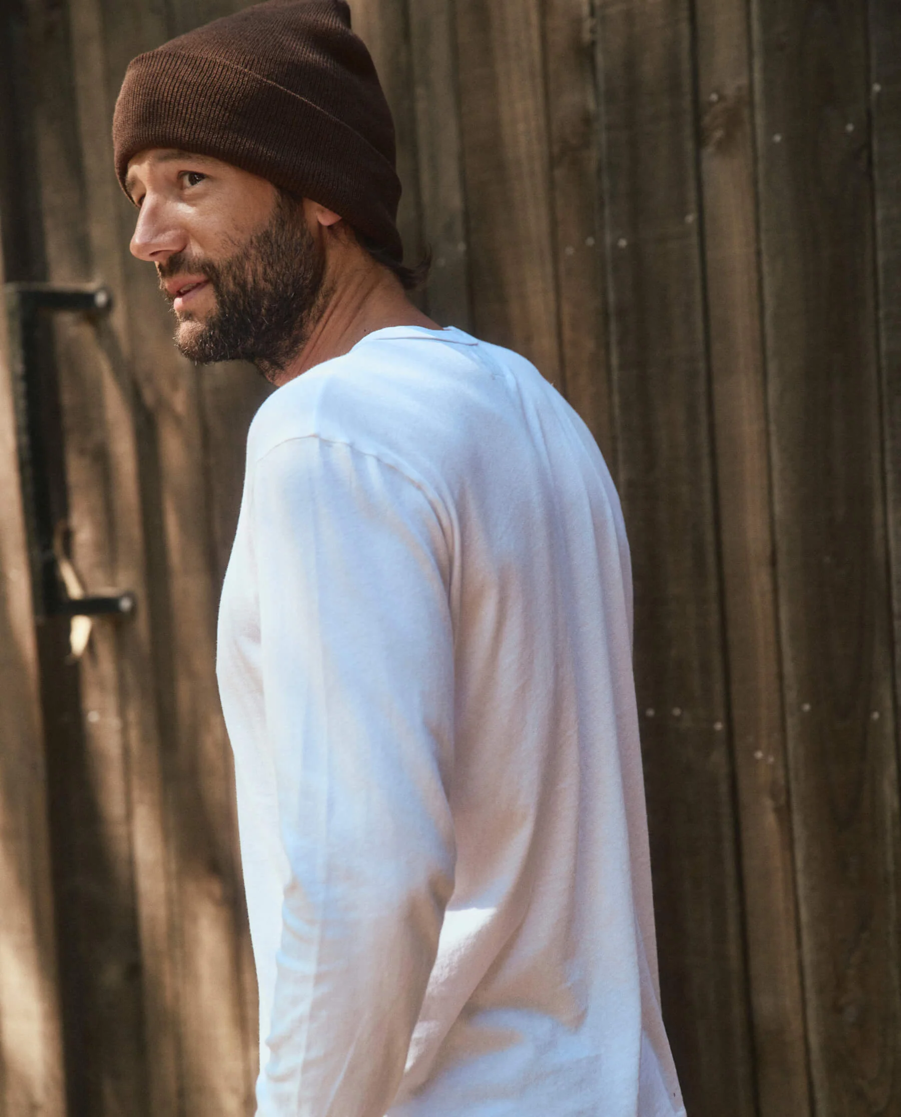 The Men's Slim Henley. -- True White - Image 3
