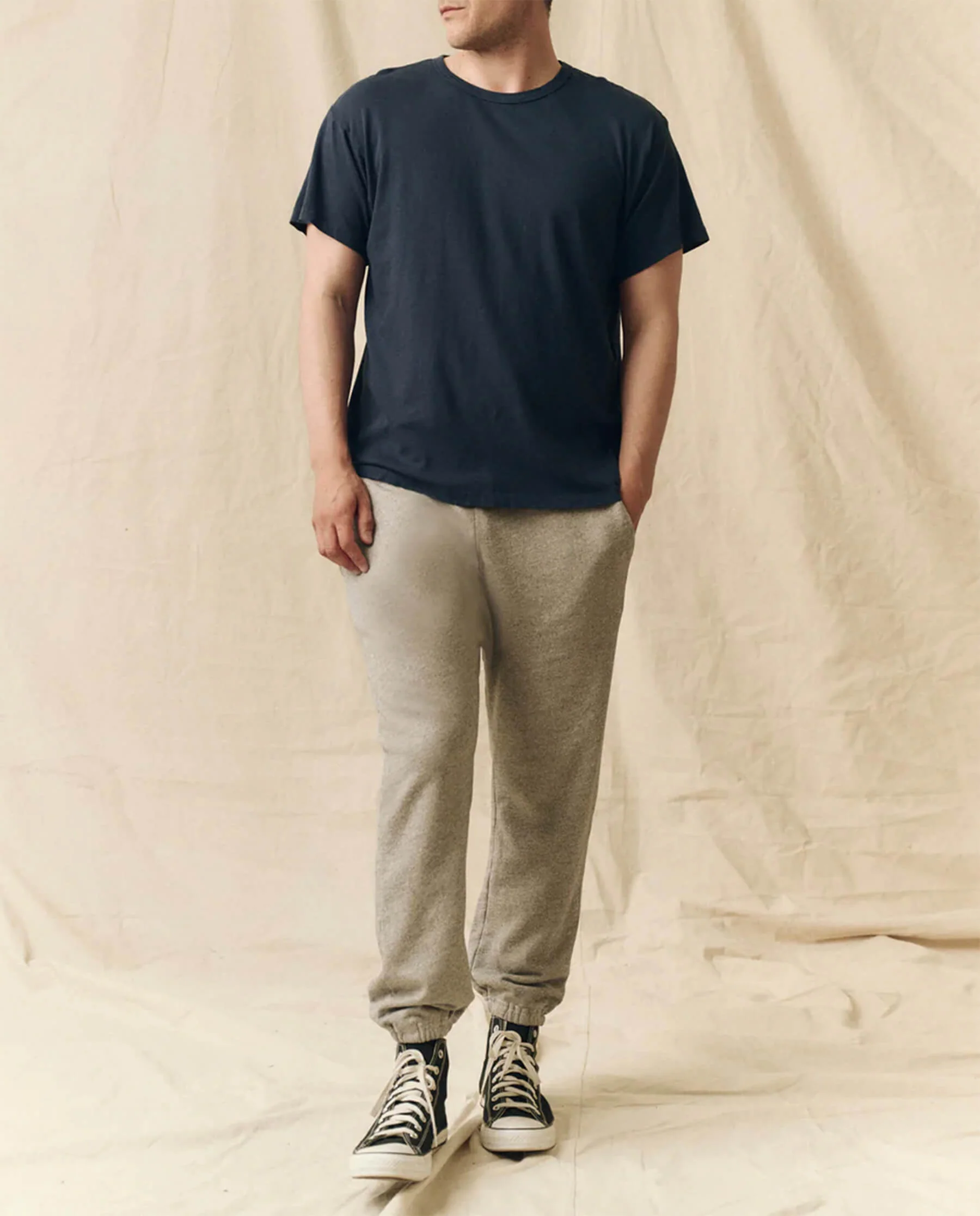 The Men's Slim Tee. -- True Navy - Image 3