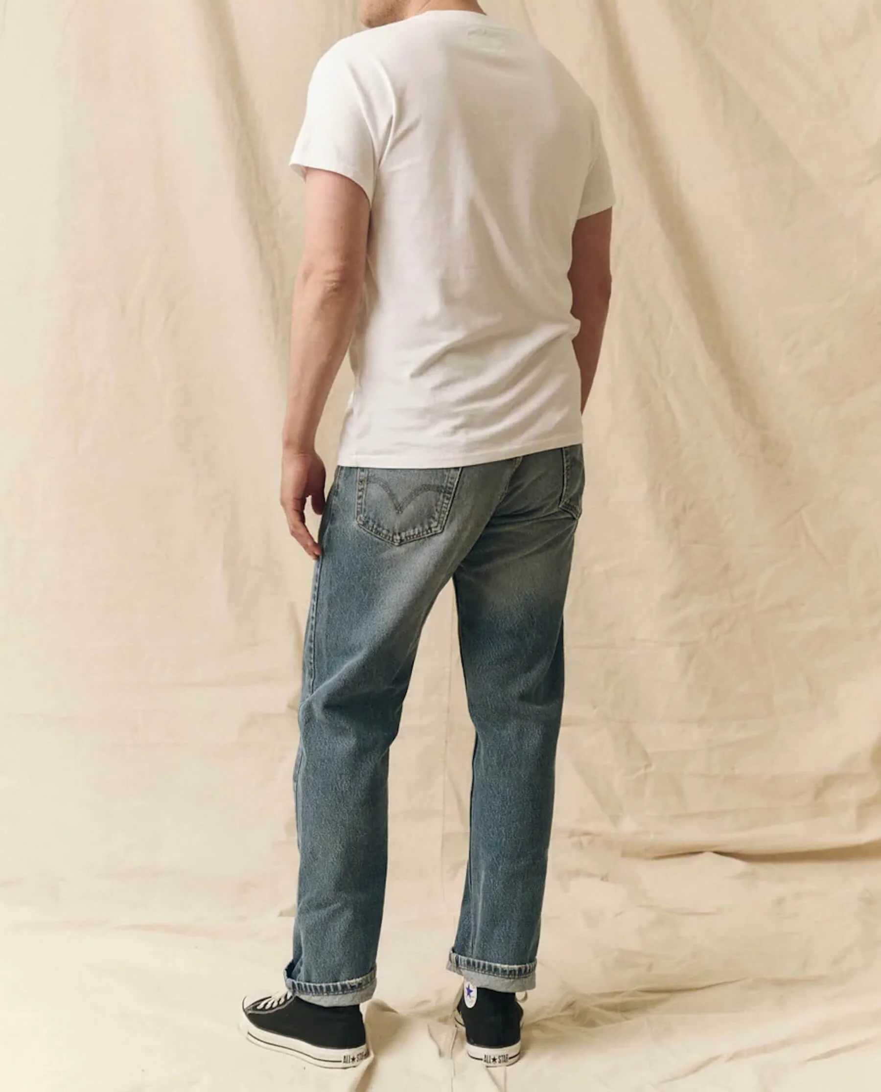 The Men's Pure Knits Slim Tee. -- True White - Image 3