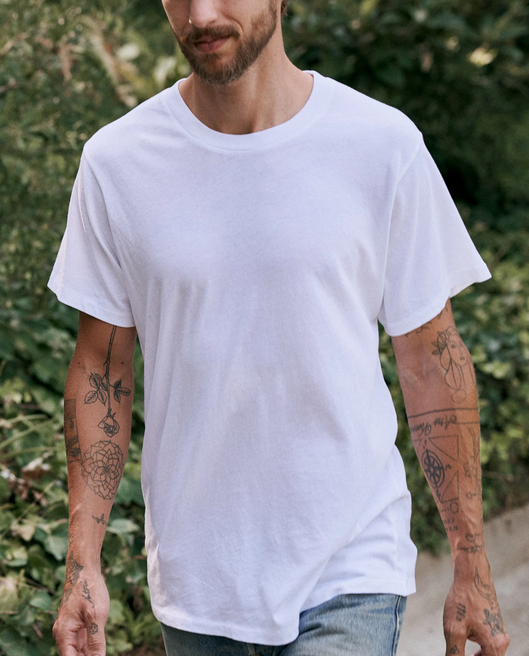The Men's Slim Tee. -- TRUE WHITE - Image 3