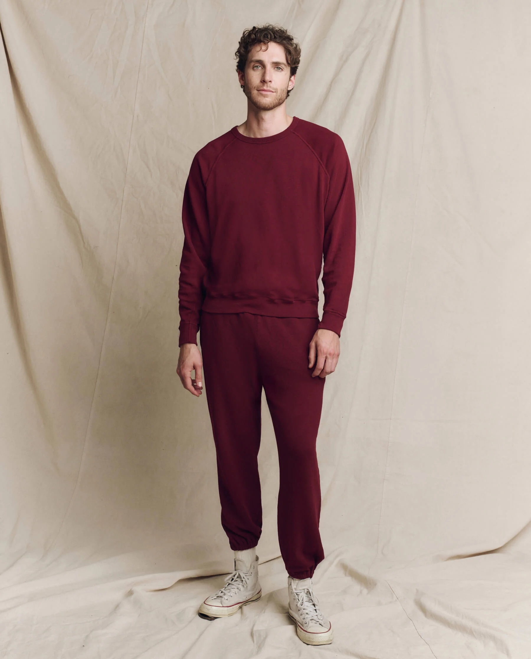 The Men's Stadium Sweatpant. Solid -- Plum - Image 4