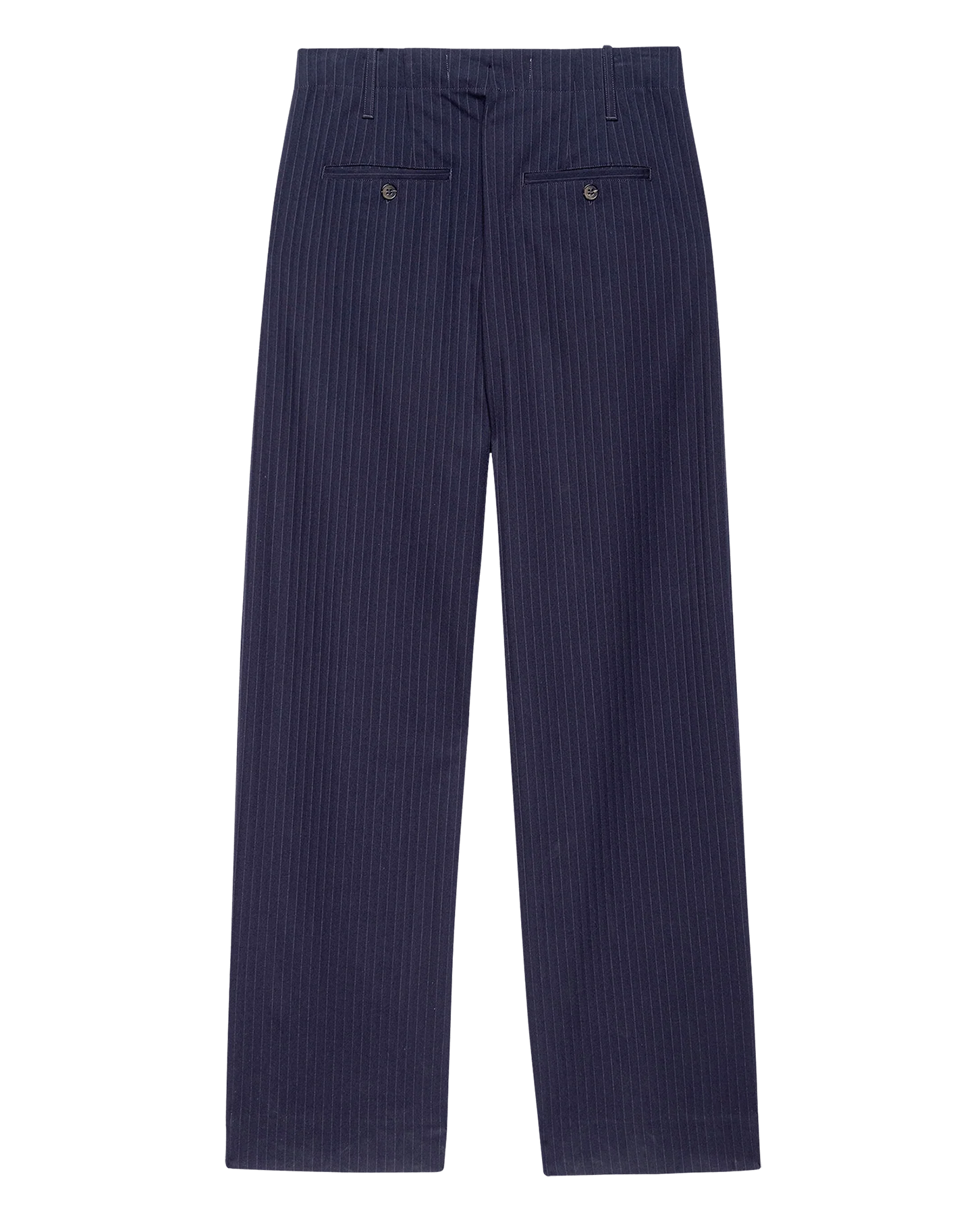 The Menswear Trouser. -- Dark Blue Stripe - Image 5
