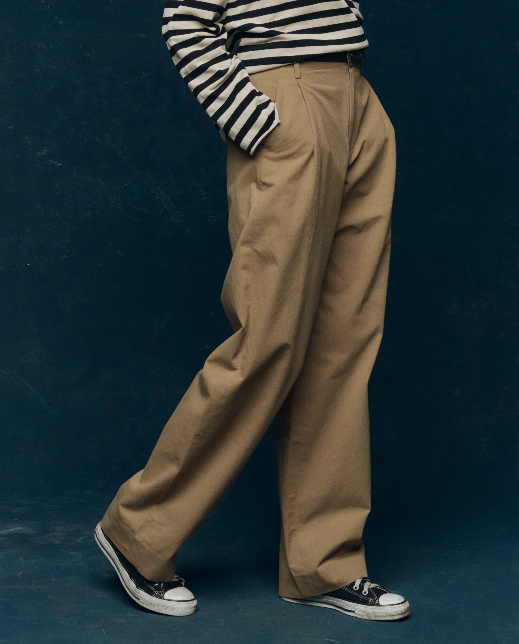 The Menswear Trouser. -- Khaki - Image 3