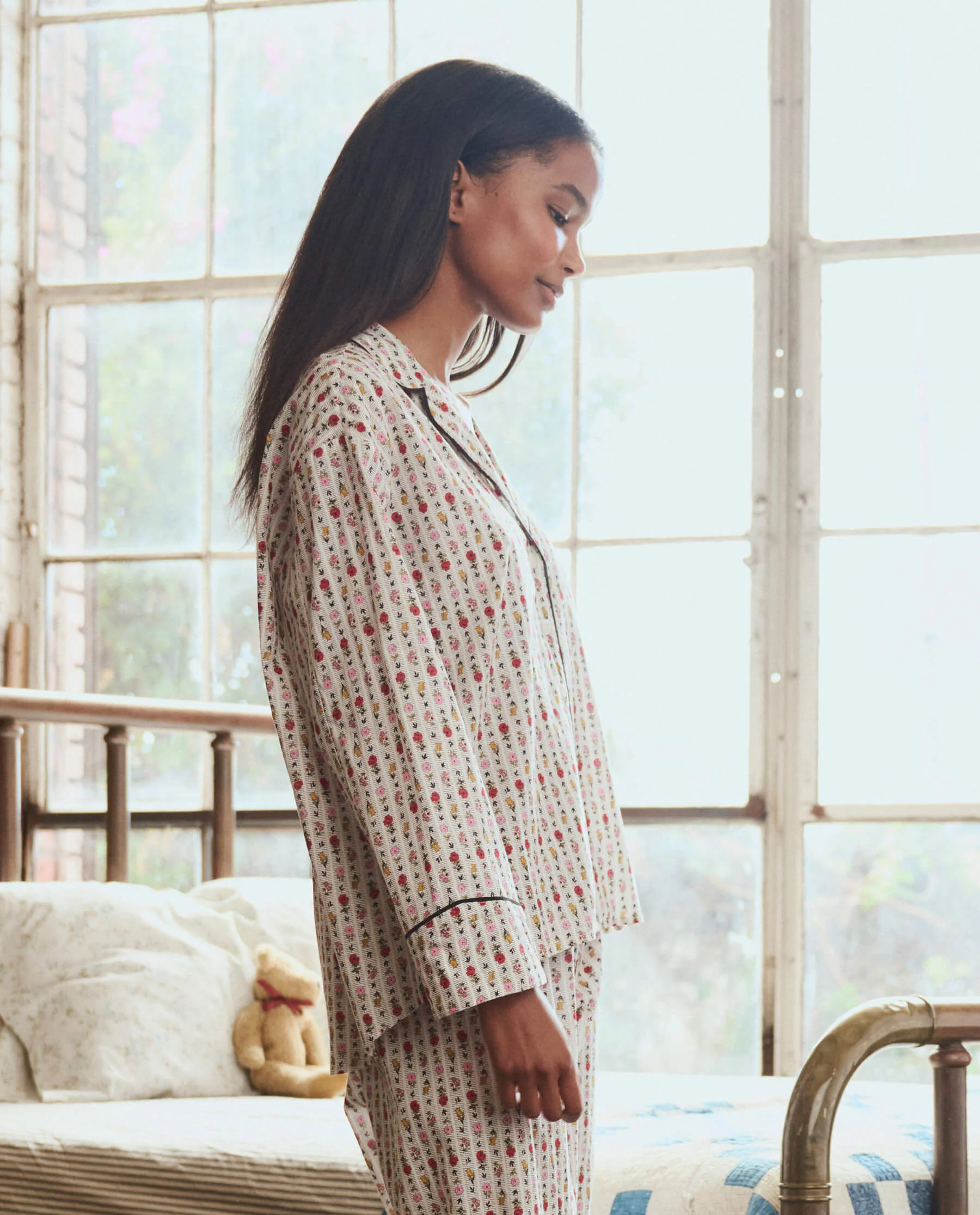 The Pajama Shirt. -- Ribbon Floral - Image 4
