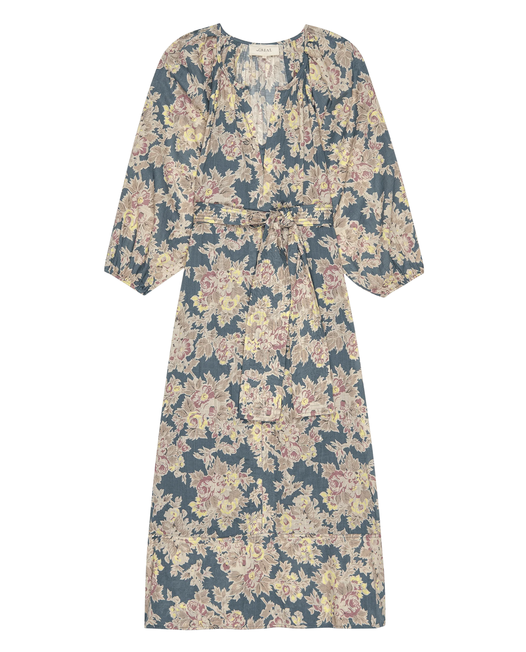 The Pampas Dress. -- Indigo Floral - Image 5
