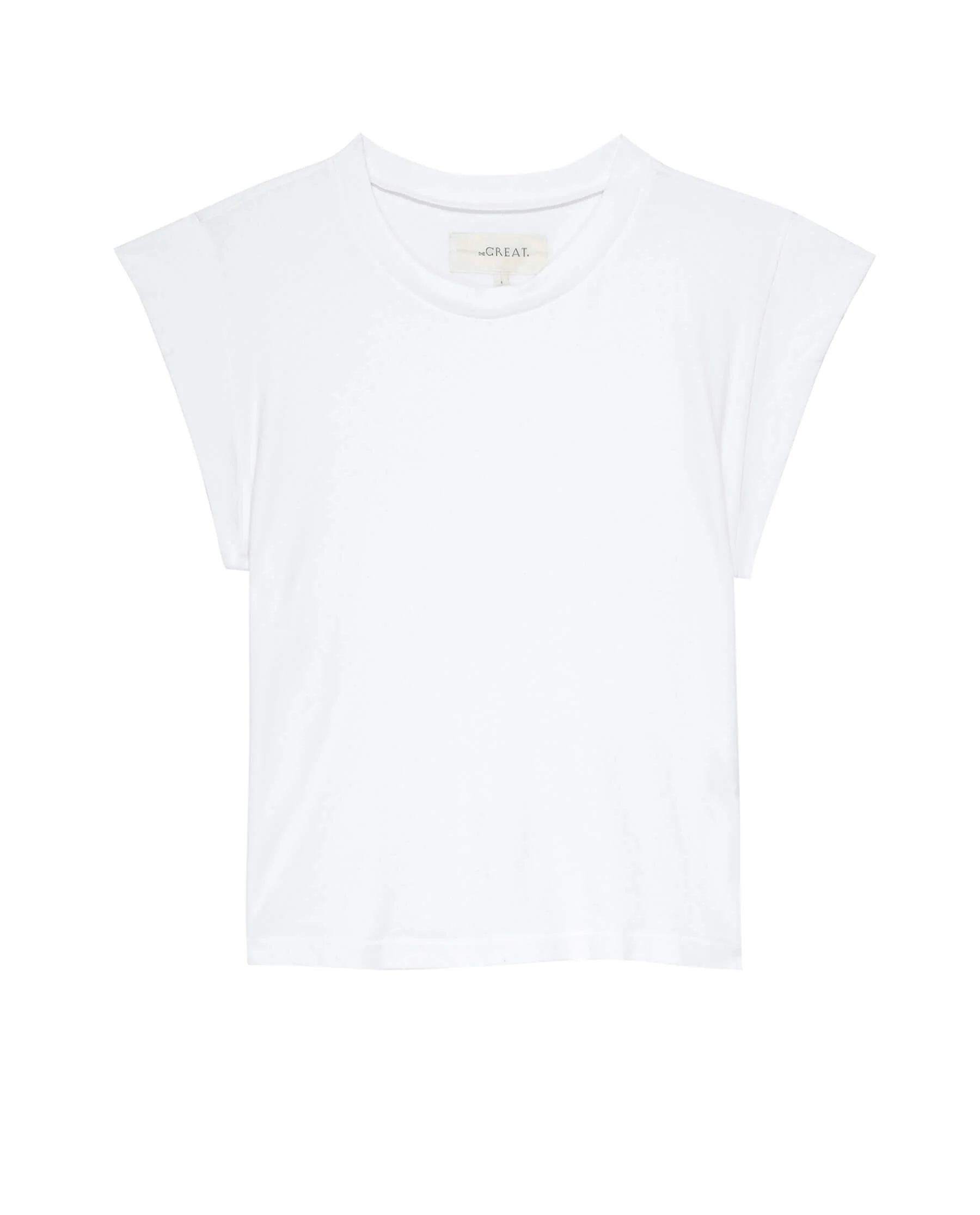 The Peak Shoulder Tee. -- True White - Image 6