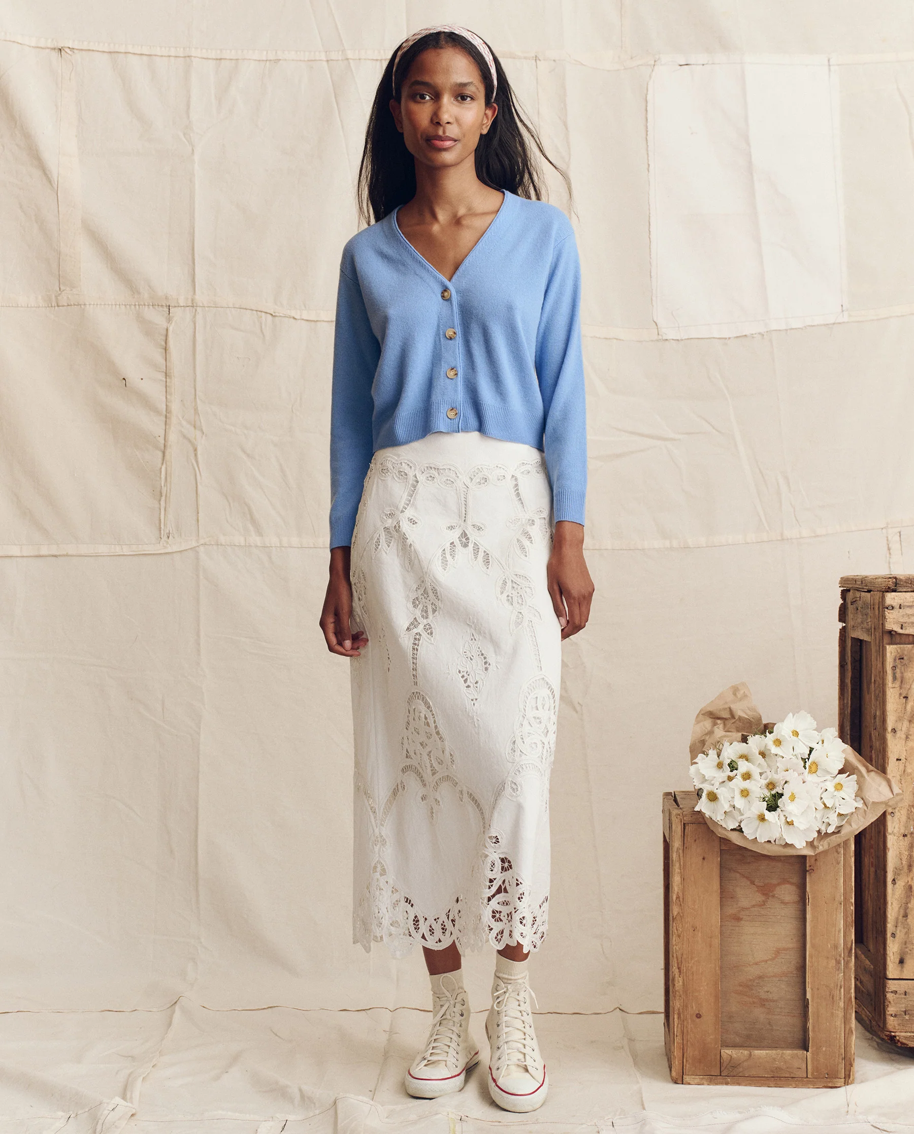 The Picnic Skirt. -- Cream - Image 4