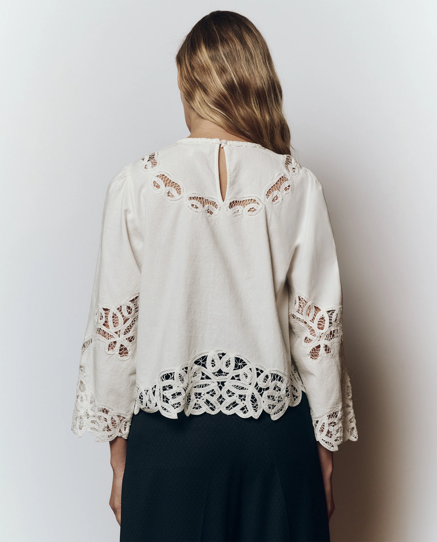 The Picnic Top. -- Cream - Image 3
