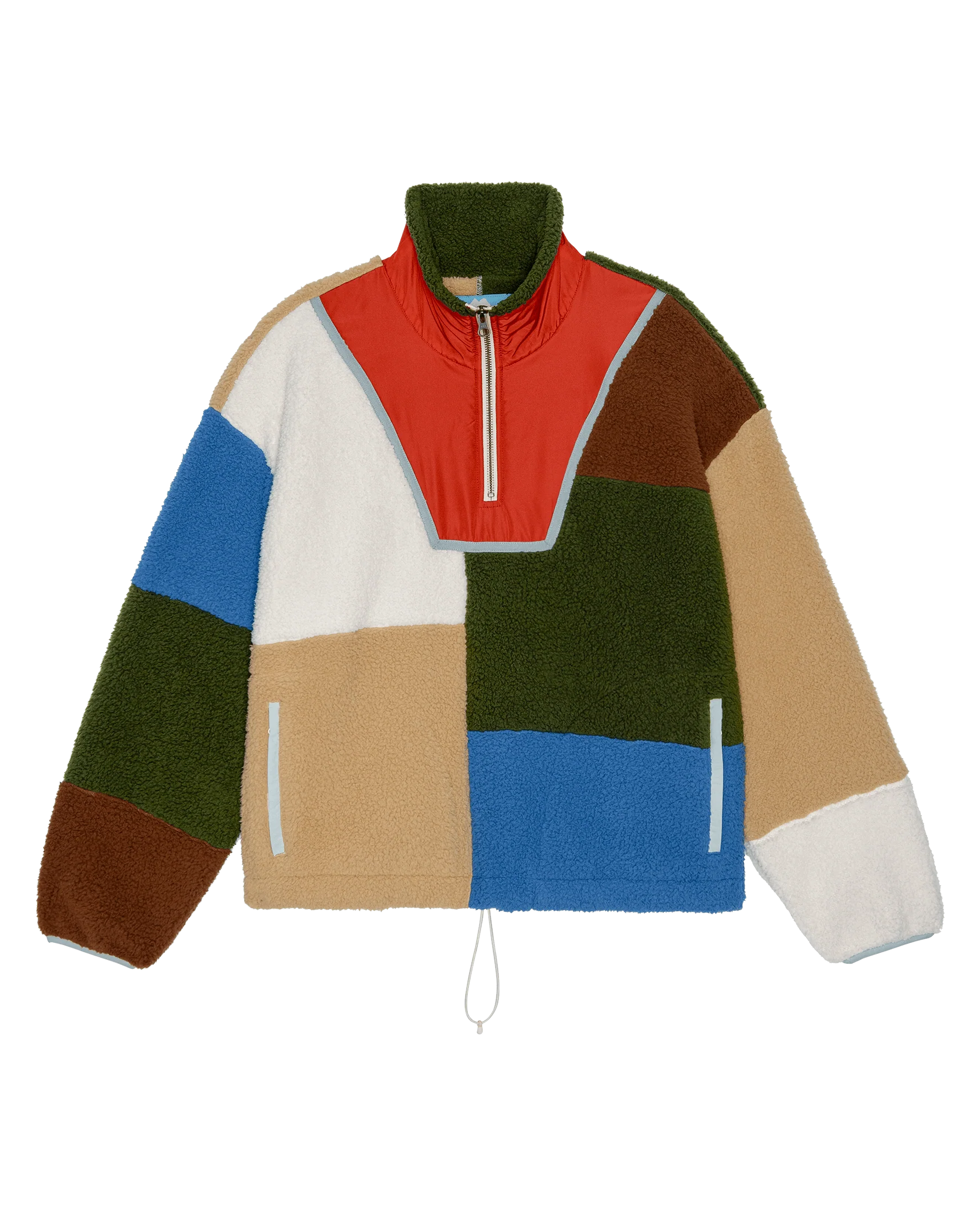 The Plush Color Block Sierra Pullover. -- Canyon Multi - Image 5