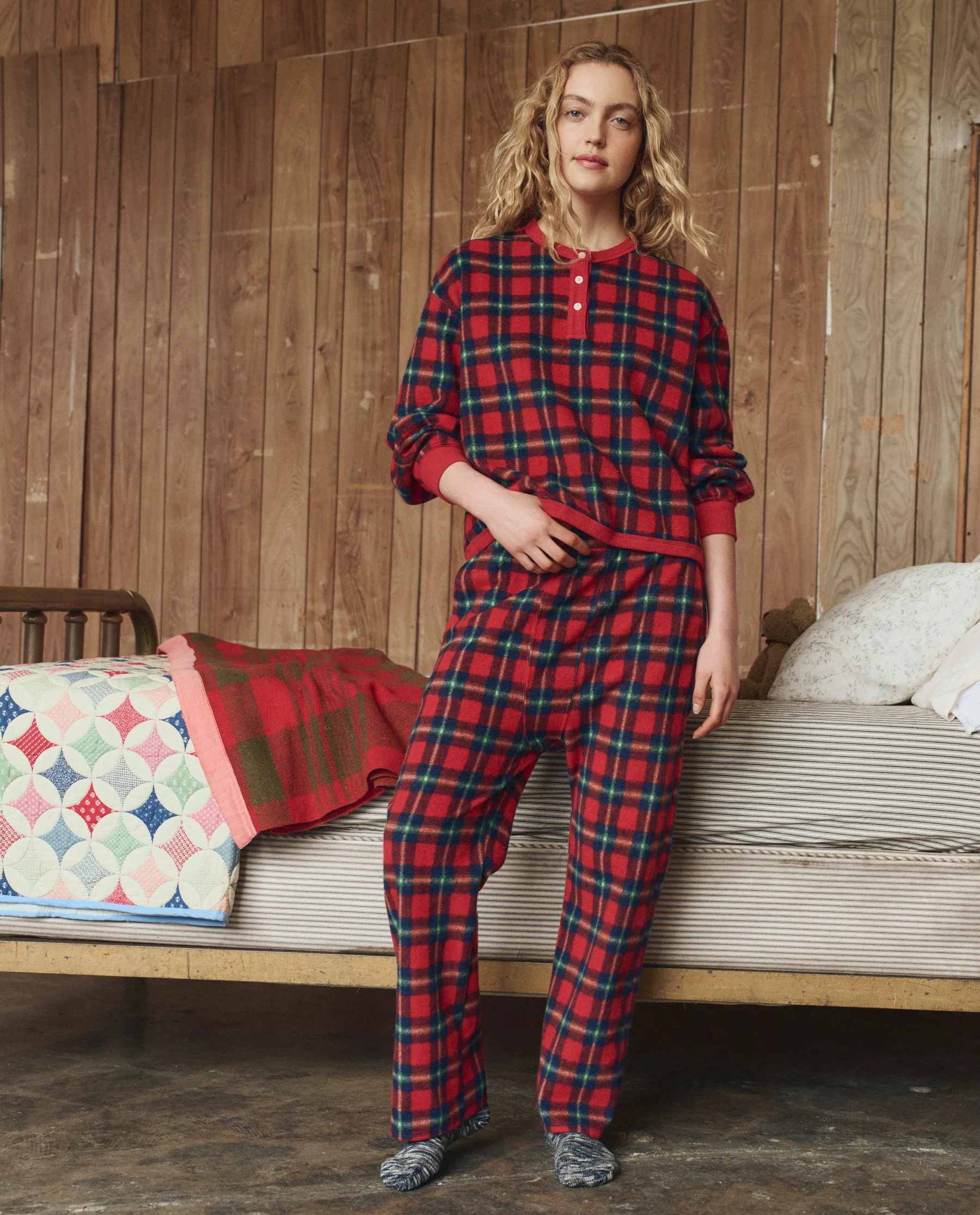 The Plush Fleece Pajama Pant. -- Cedarwoods Plaid - Image 5