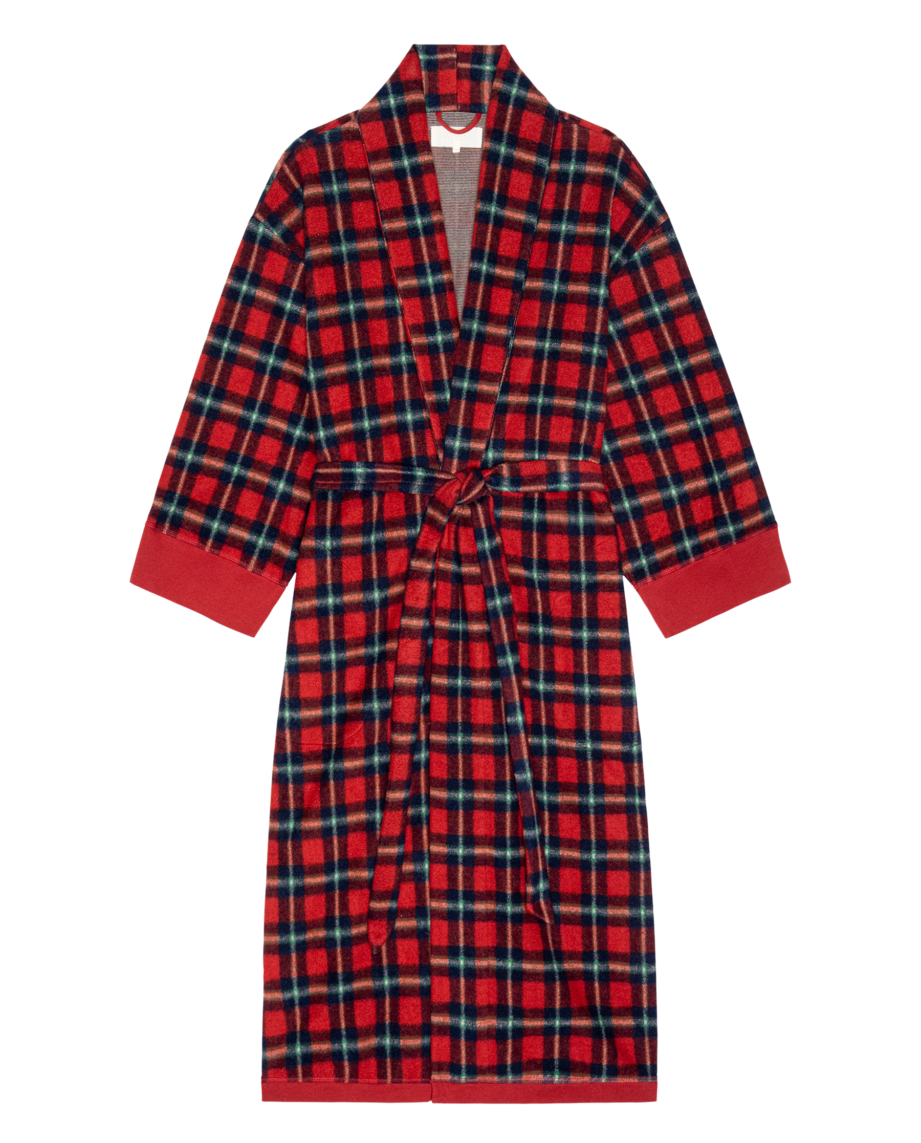 The Plush Fleece Robe. -- Cedarwoods Plaid - Image 6