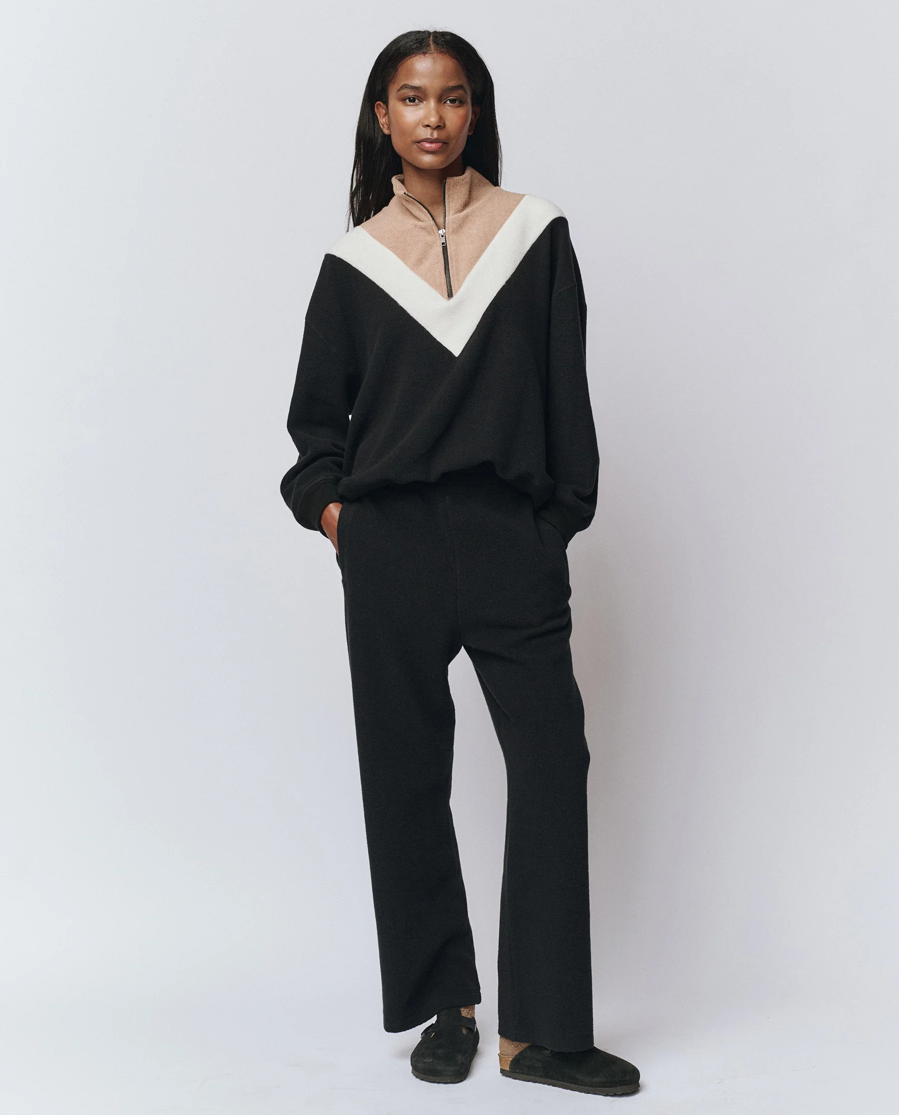The Plush Victory Sweatpant. -- Almost Black - Image 4