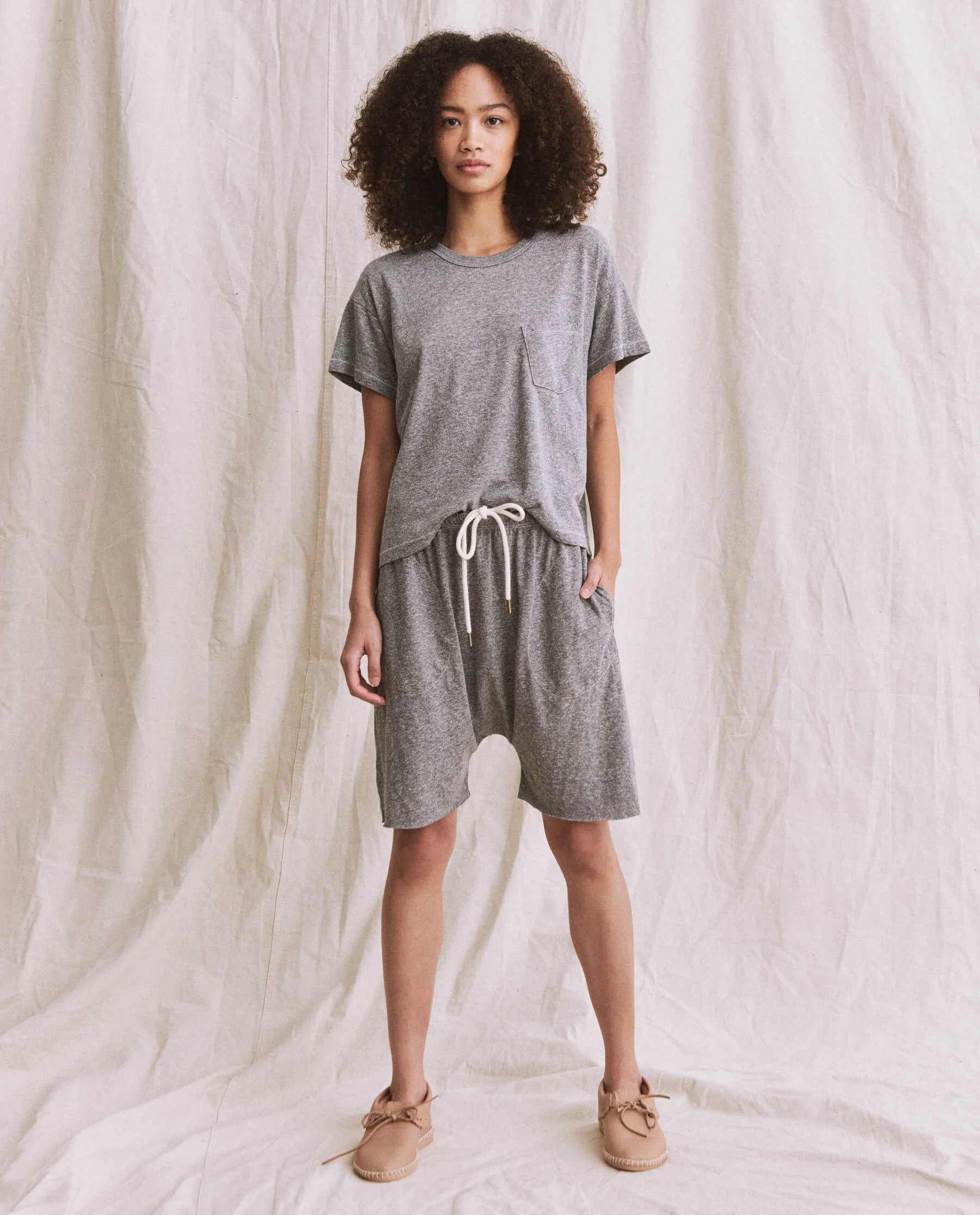 The Pocket Tee. -- Heather Grey - Image 3