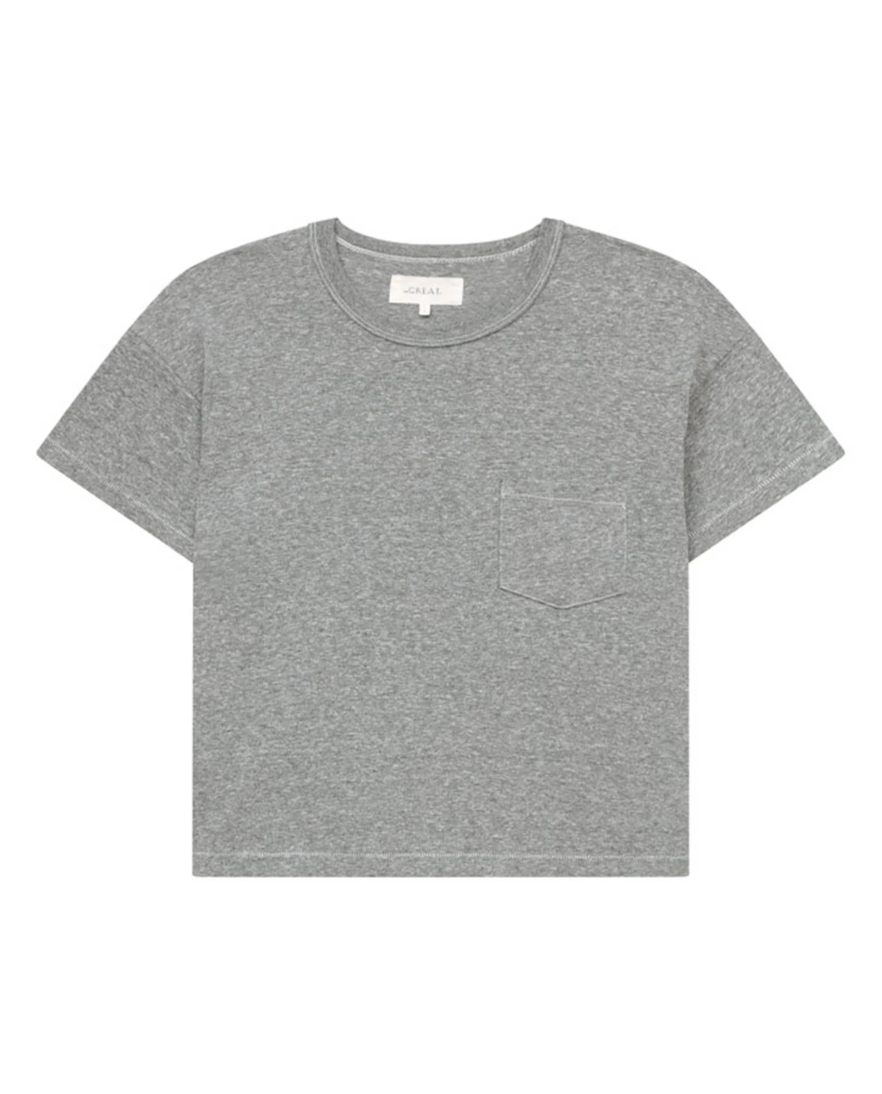 The Pocket Tee. -- Heather Grey - Image 5