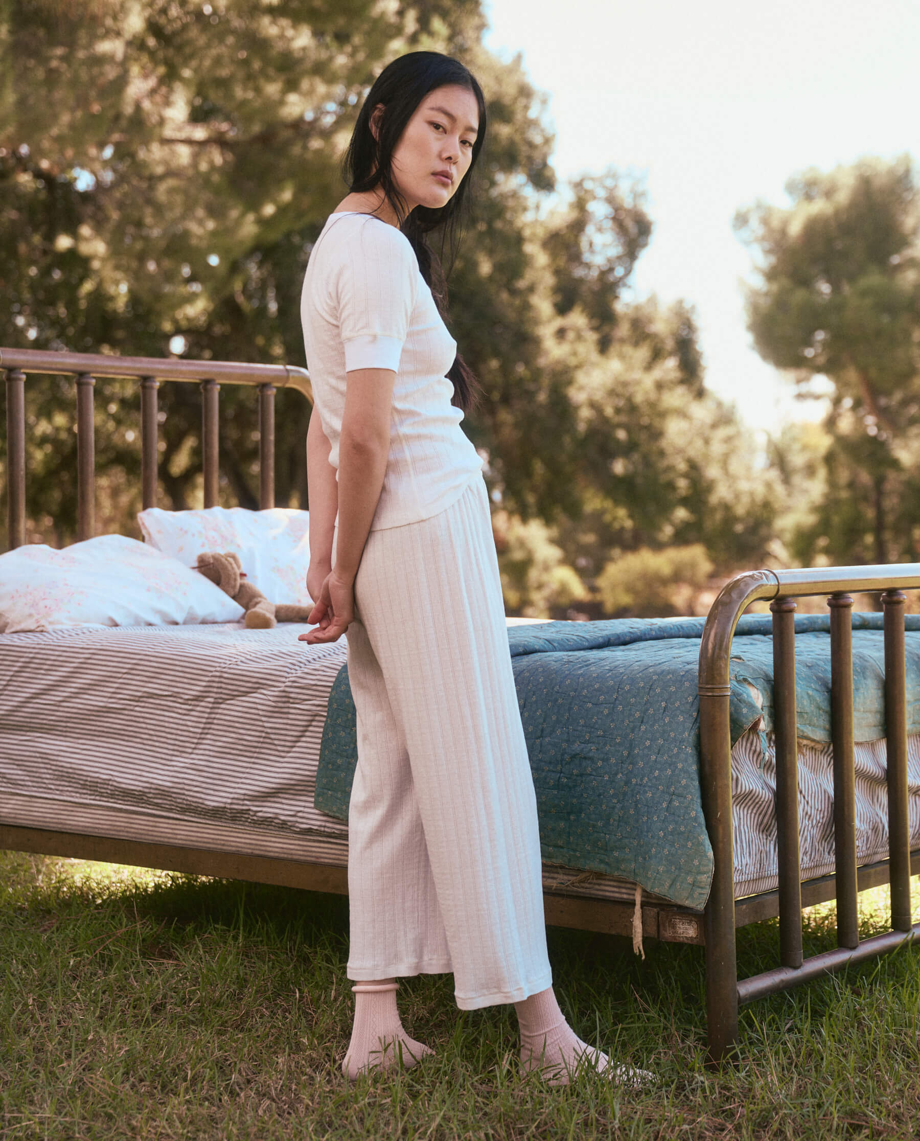 The Pointelle Ballet Tee. -- White - Image 5