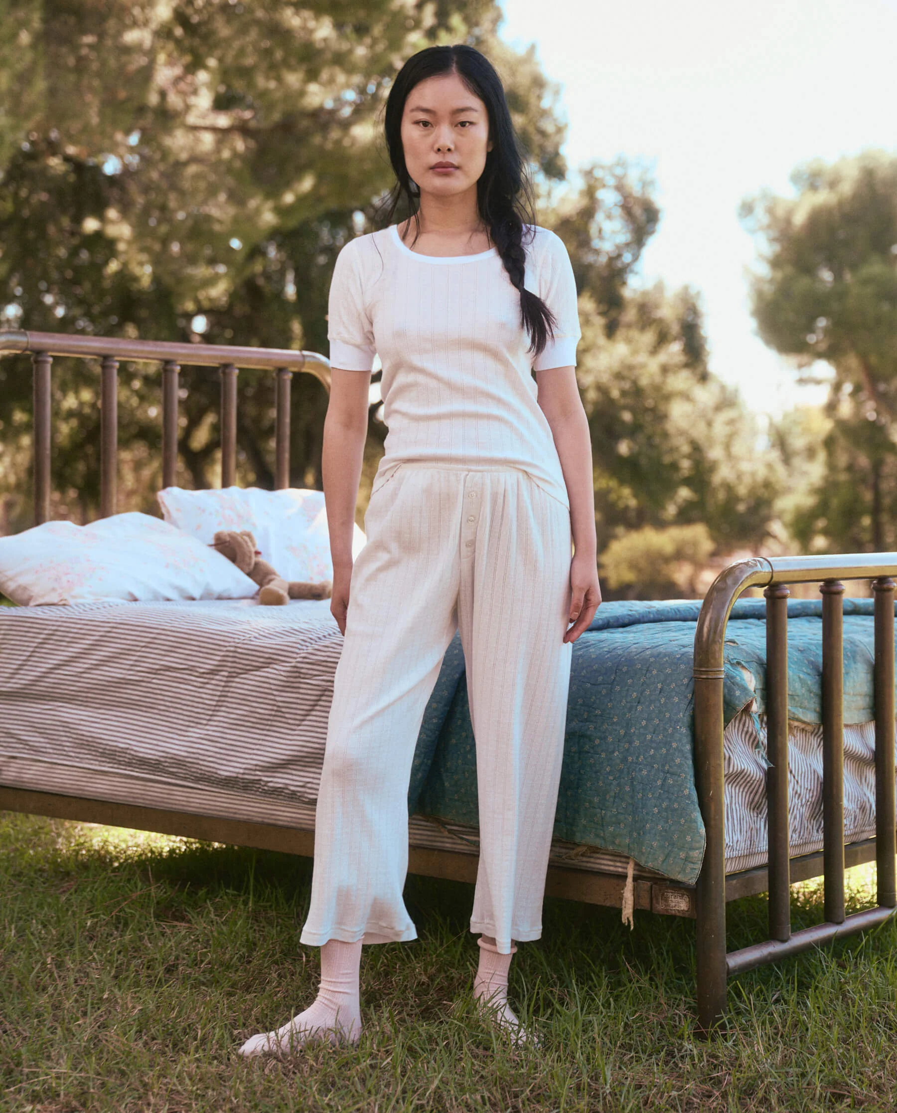 The Pointelle Ballet Tee. -- White - Image 6