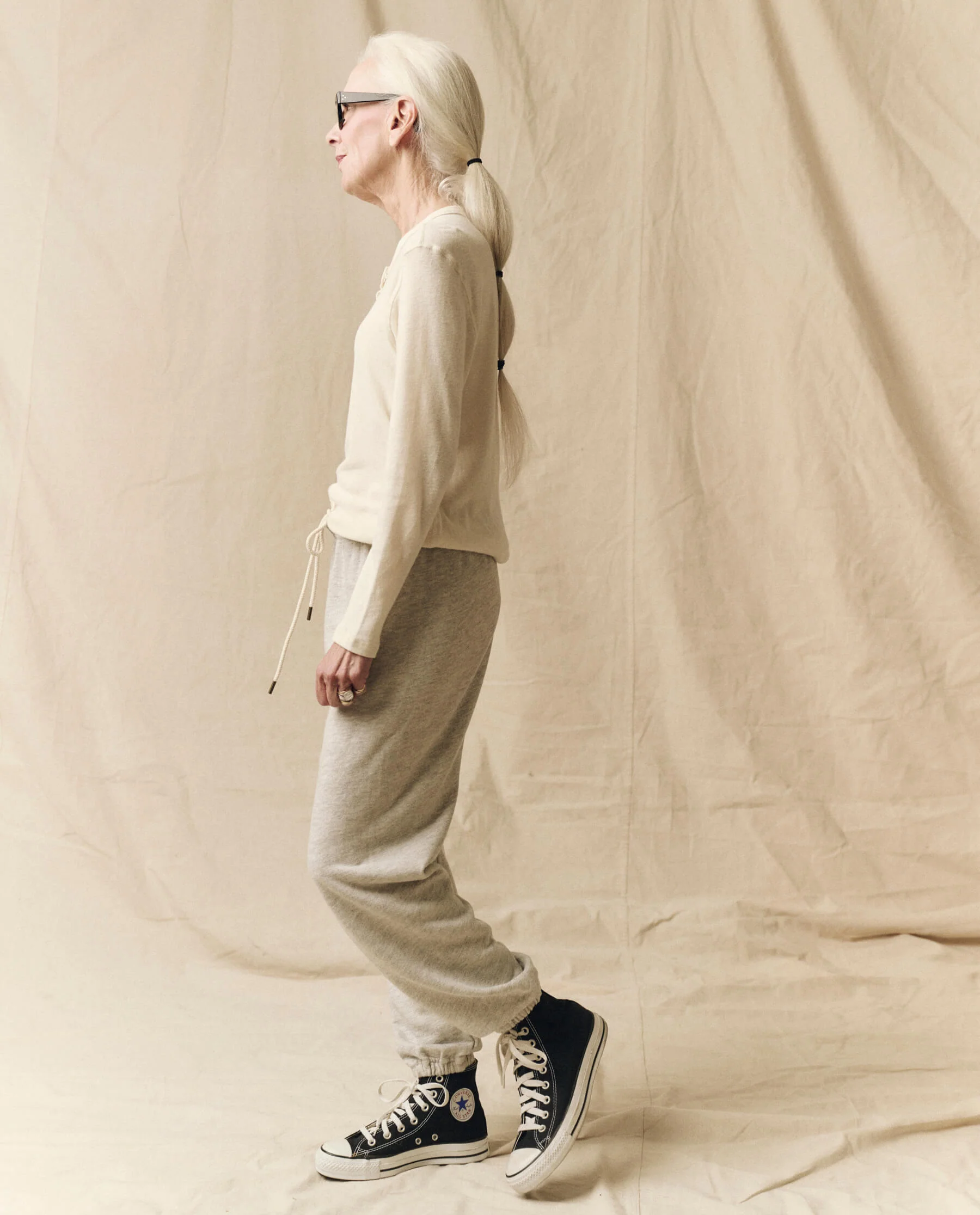 The Recycled Rib Slim Henley. -- Snow - Image 2