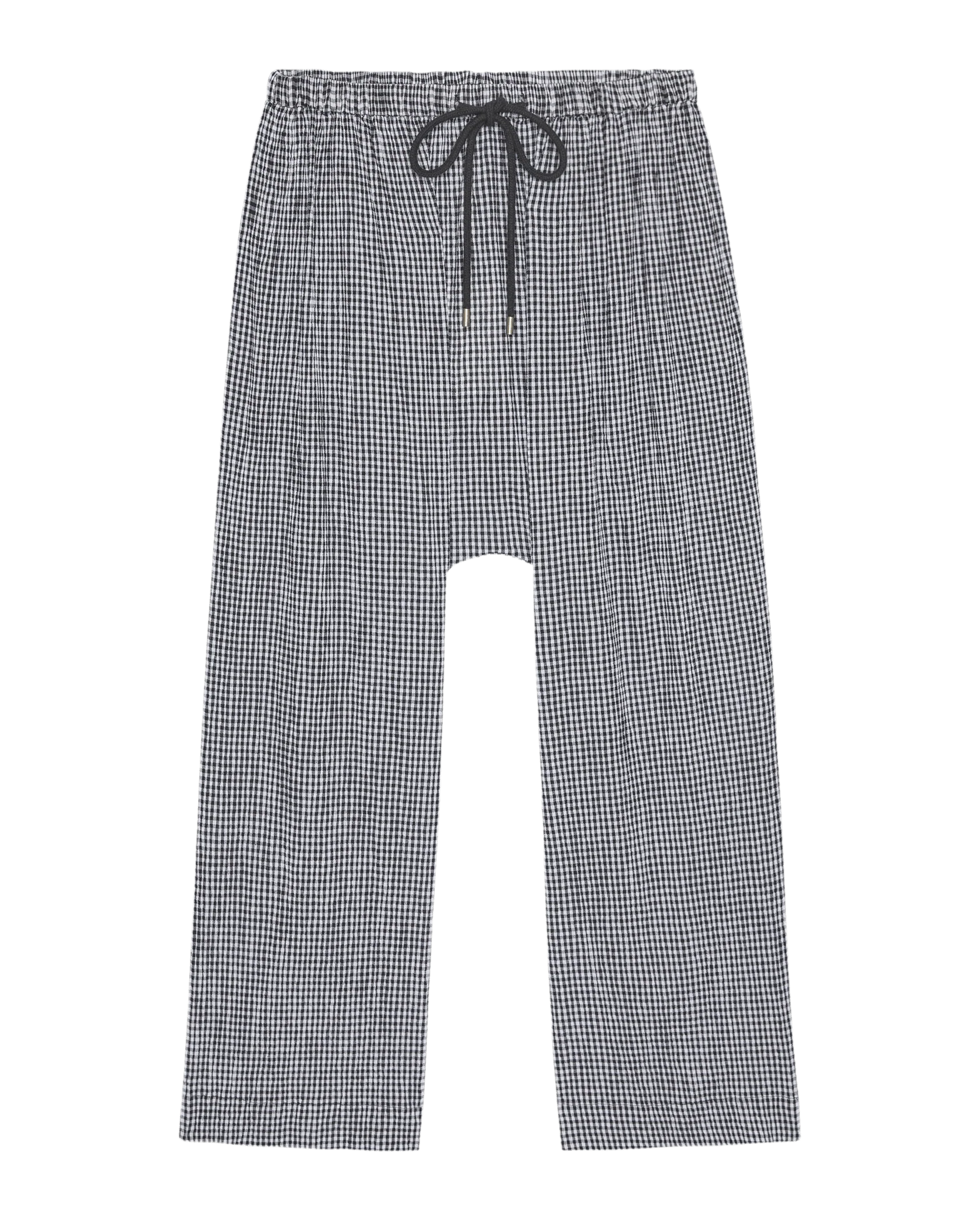 The Reef Pant. -- Black And Cream Check - Image 6