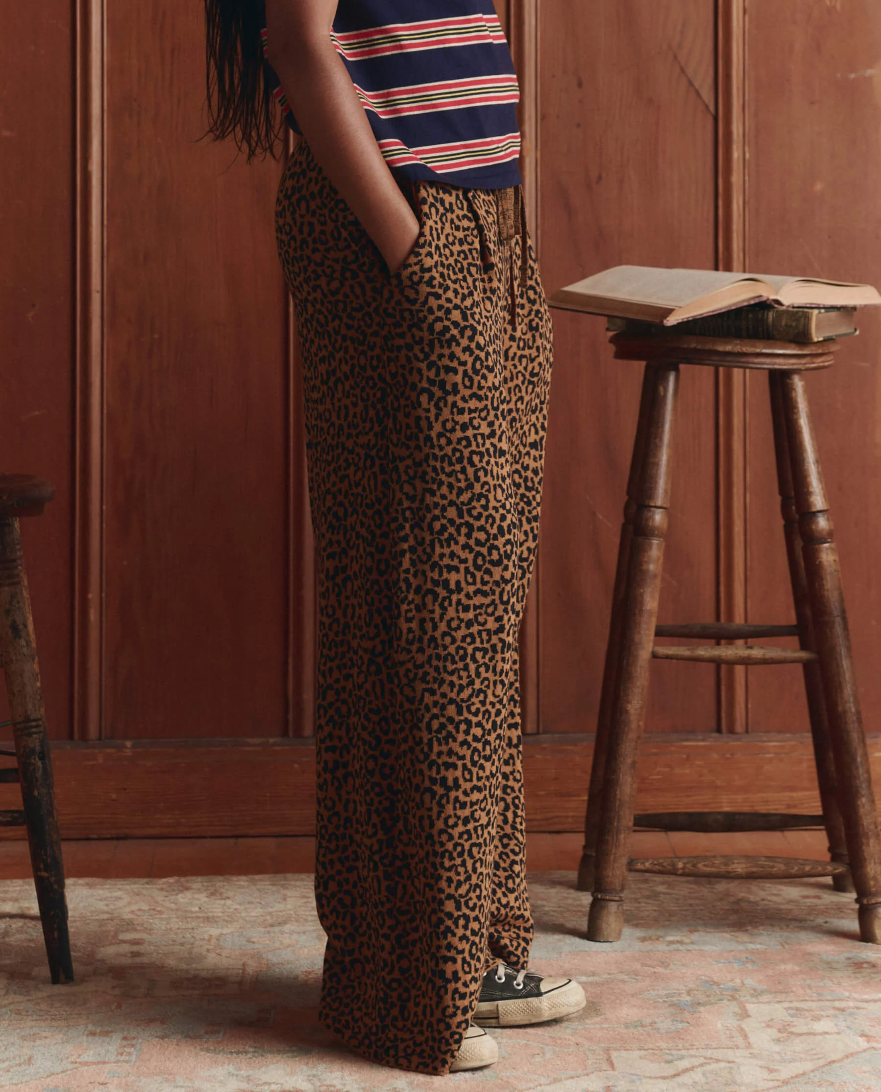 The Relaxed Trouser Pant. -- Leopard - Image 4