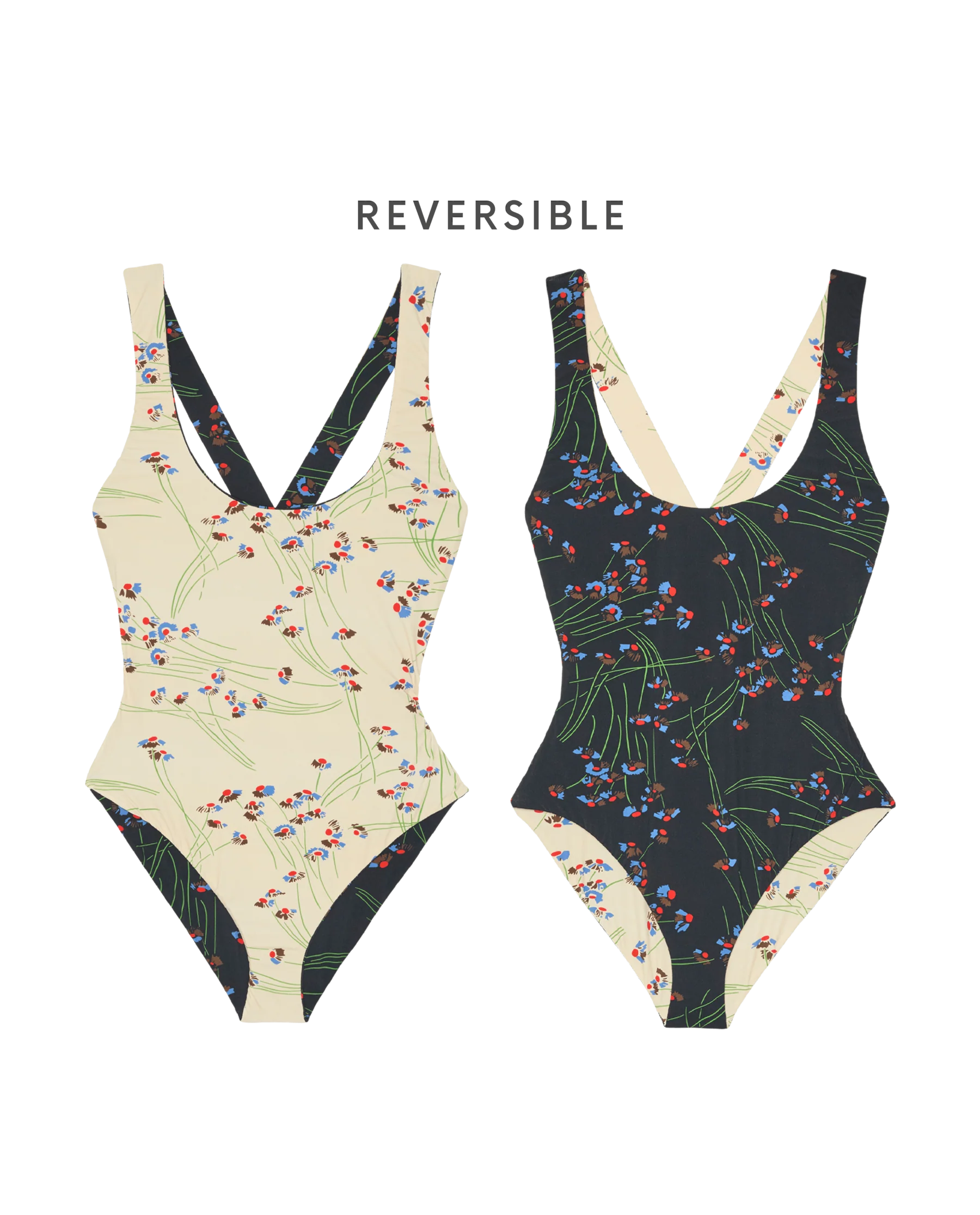 The Reversible Cross-Back One Piece. -- Windblown Bouquet - Image 6