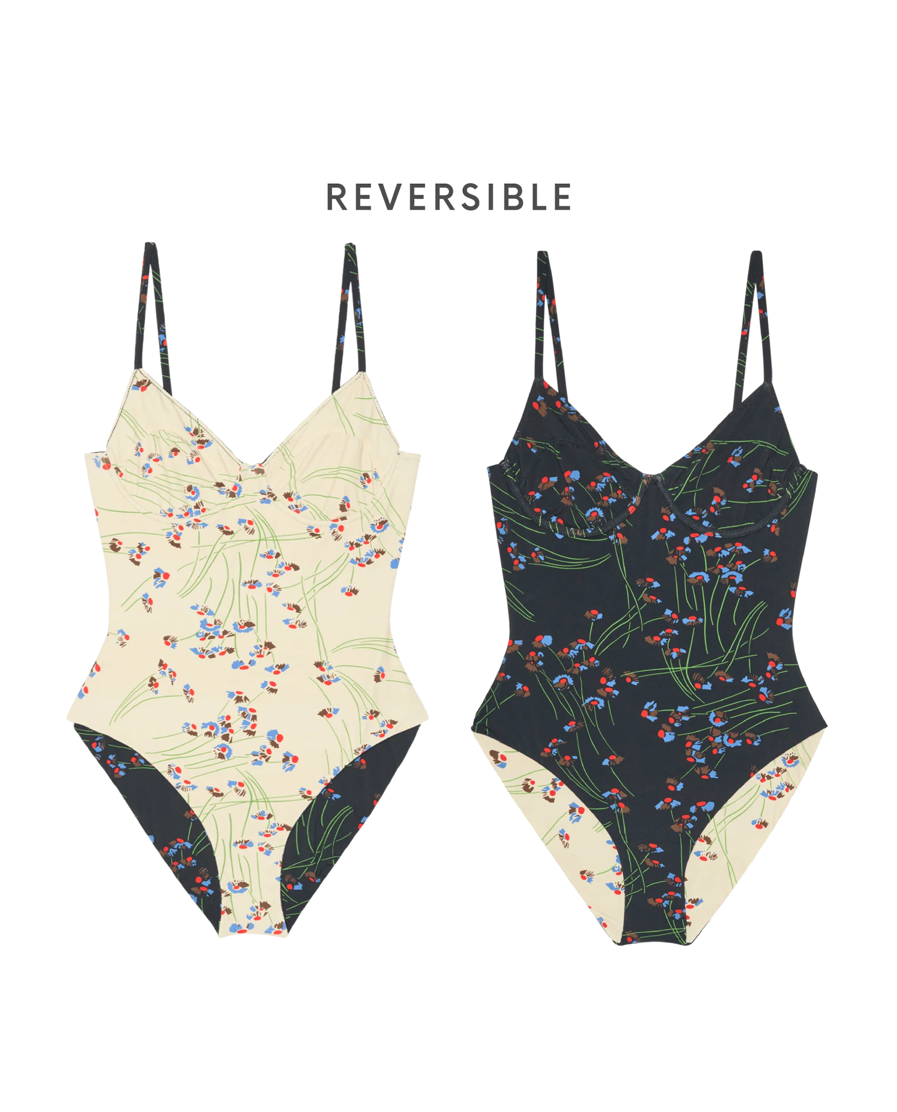 The Reversible Underwire One Piece. -- Windblown Bouquet - Image 6