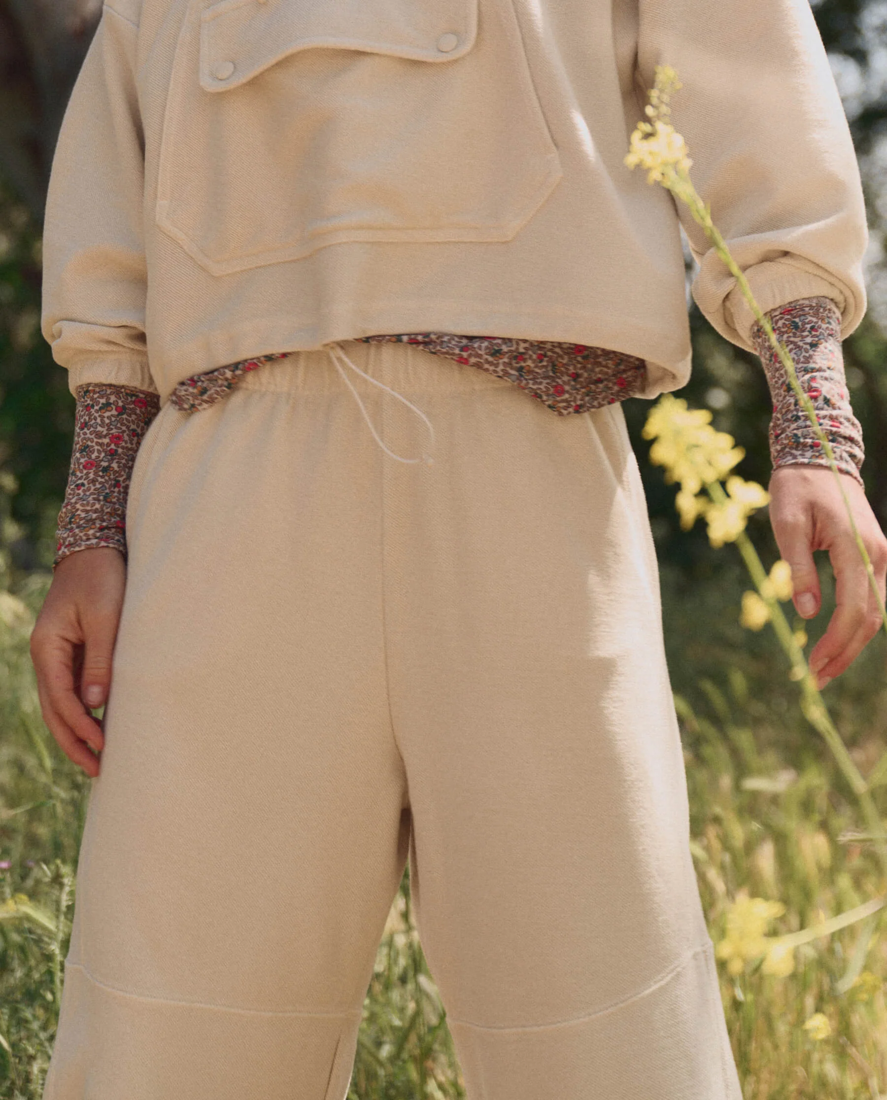 The Roam Sweatpant. -- Oatmilk - Image 2
