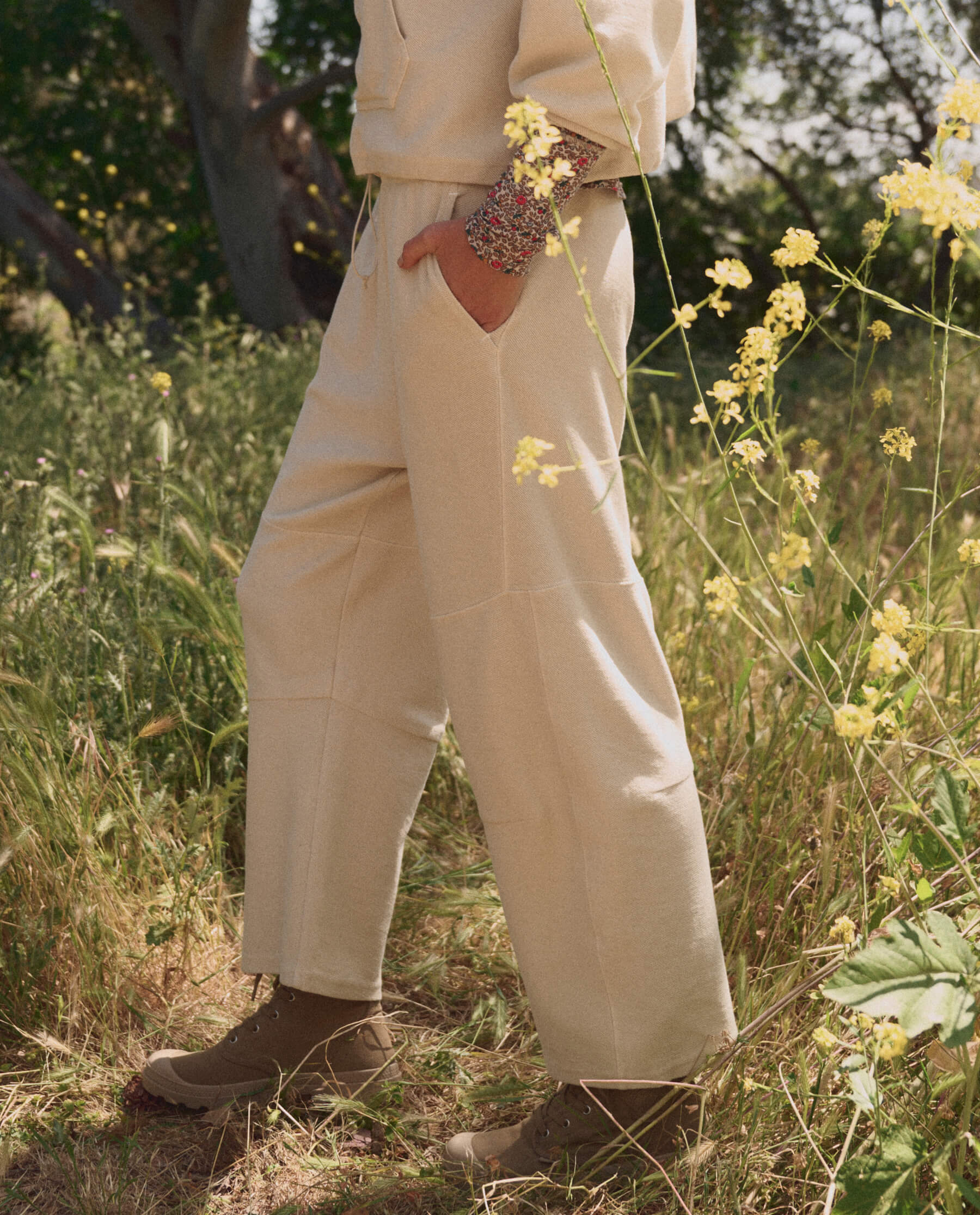 The Roam Sweatpant. -- Oatmilk - Image 4
