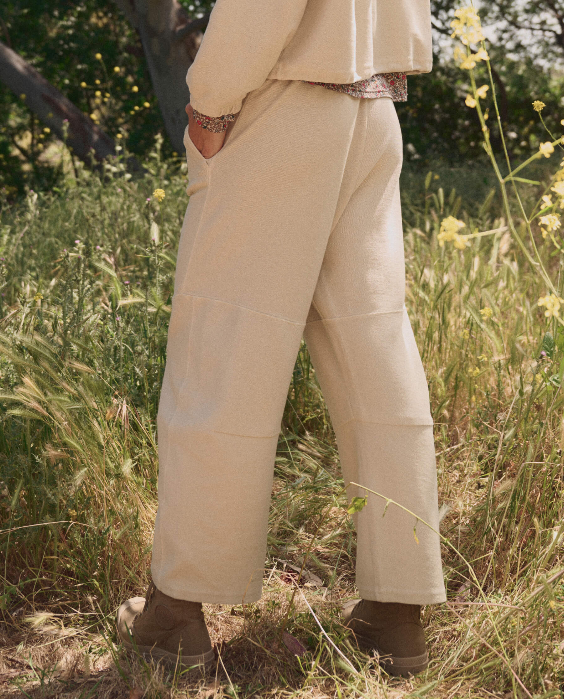 The Roam Sweatpant. -- Oatmilk - Image 5