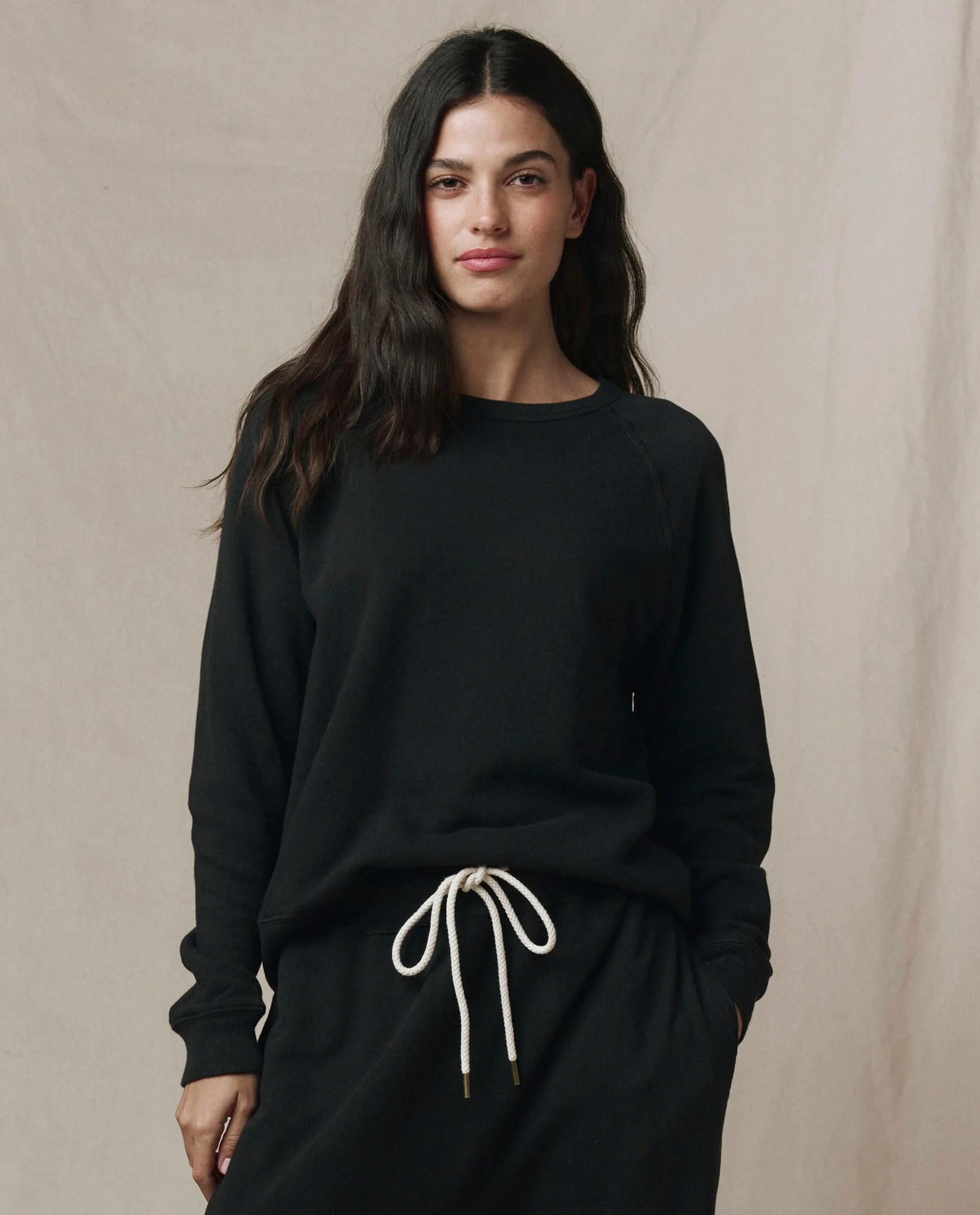 The Rookie Sweatshirt. Solid -- Almost Black - Image 3