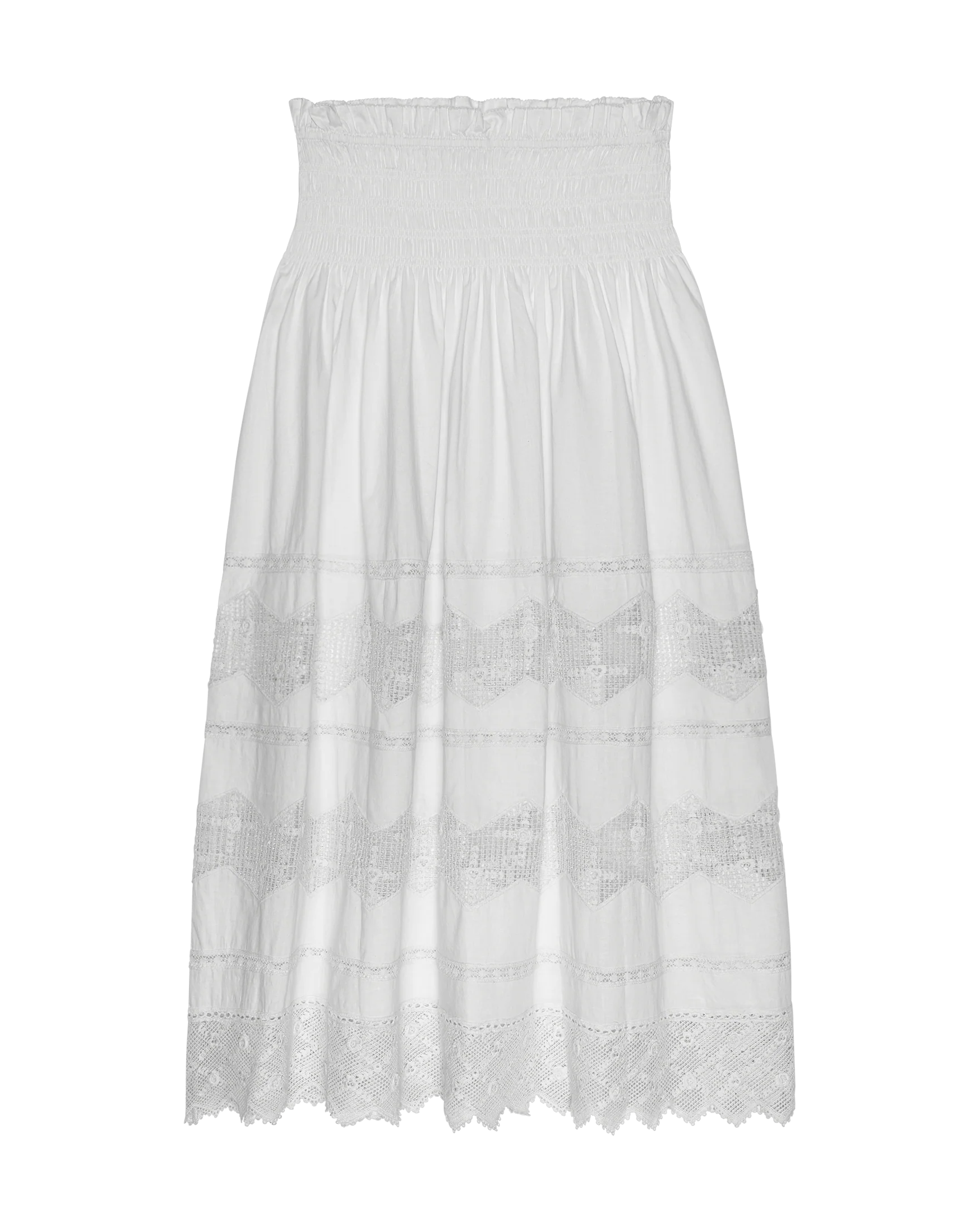 The Rosette Crochet Canary Skirt. -- Cream - Image 6