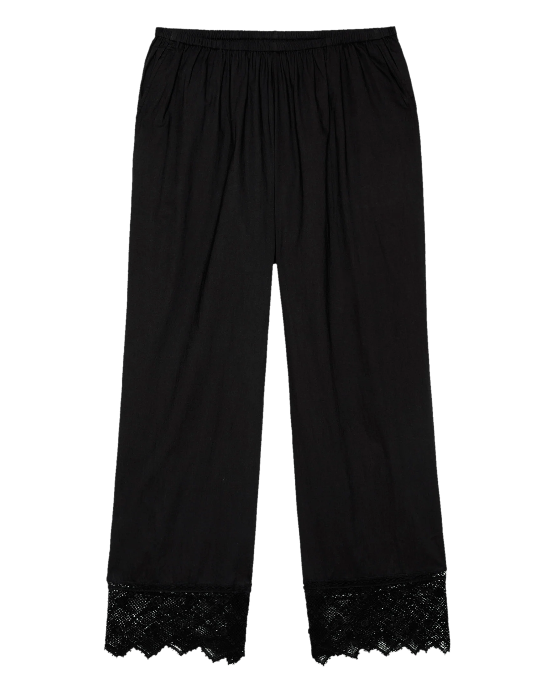 The Rosette Crochet Pant. -- Black - Image 5