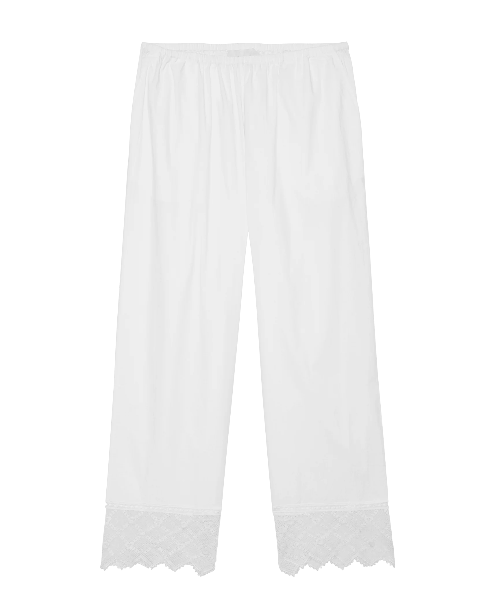 The Rosette Crochet Pant. -- Cream - Image 5