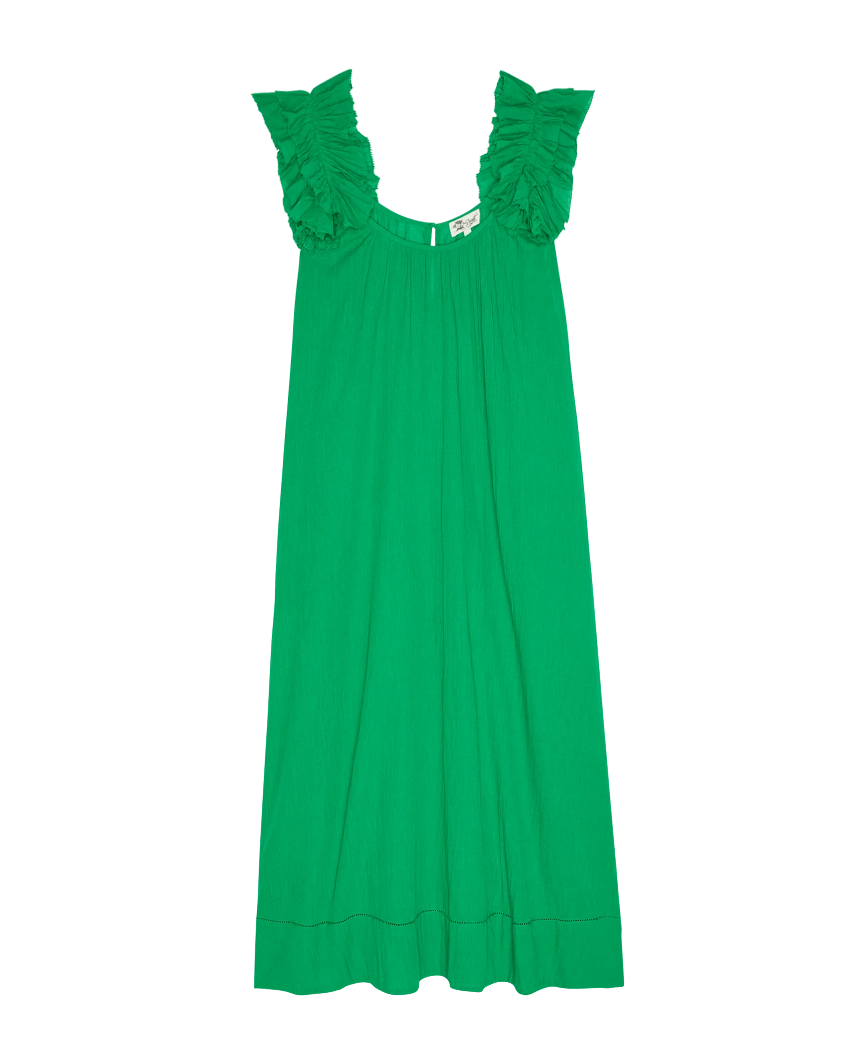 The Ruffle Coverup. -- Bright Sprig - Image 5