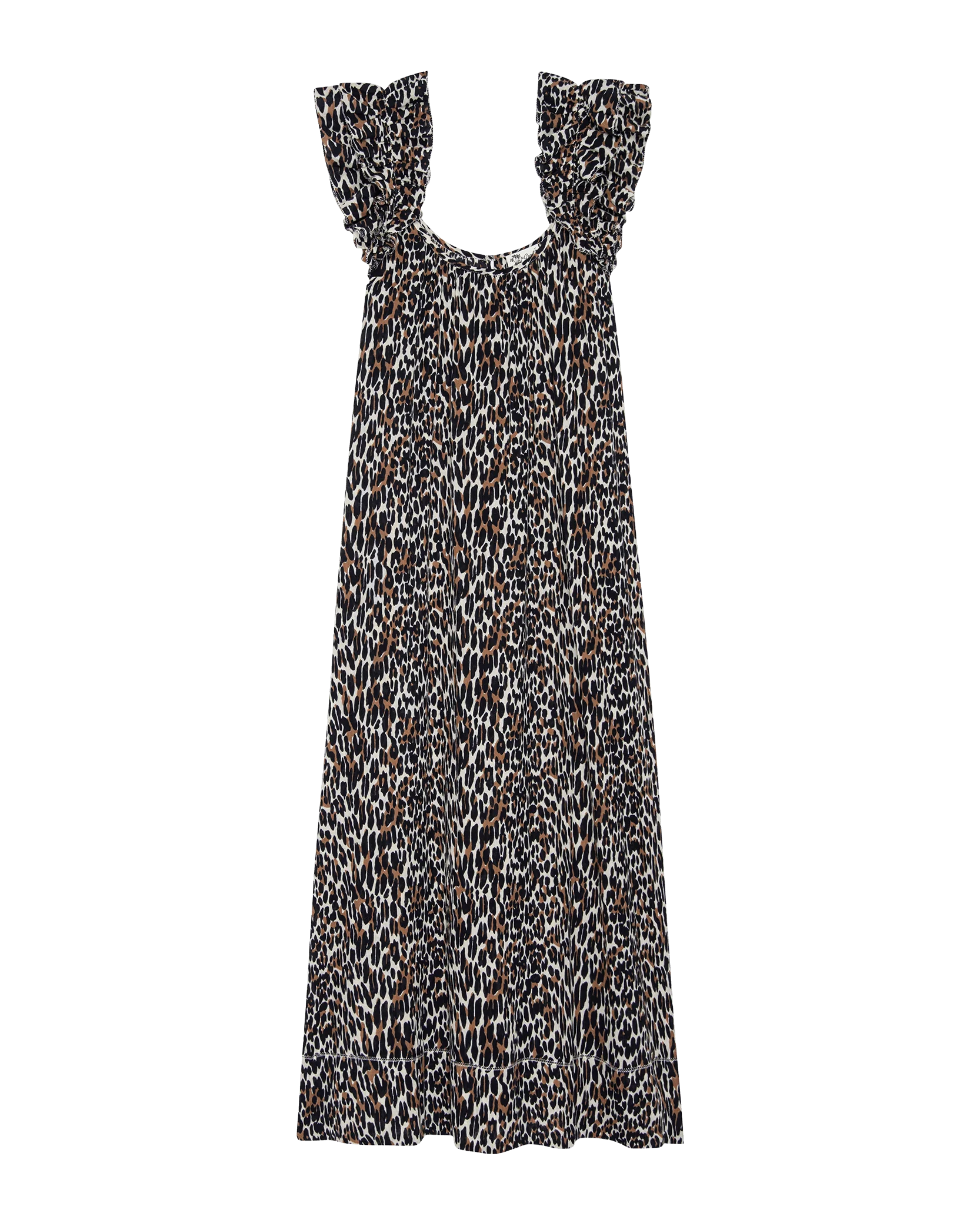 The Ruffle Coverup. -- Leopard - Image 5