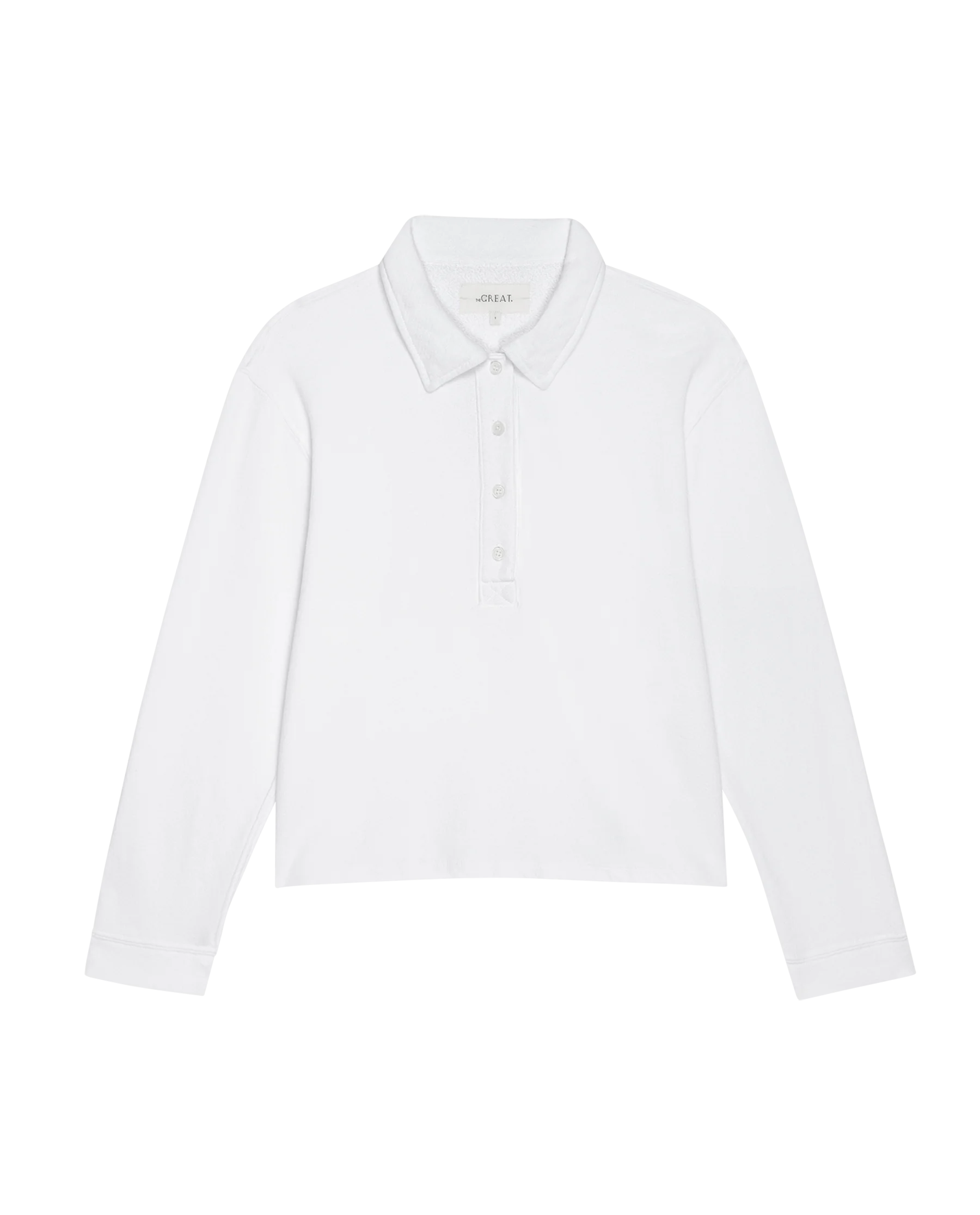 The Rugby Sweatshirt. -- True White - Image 5