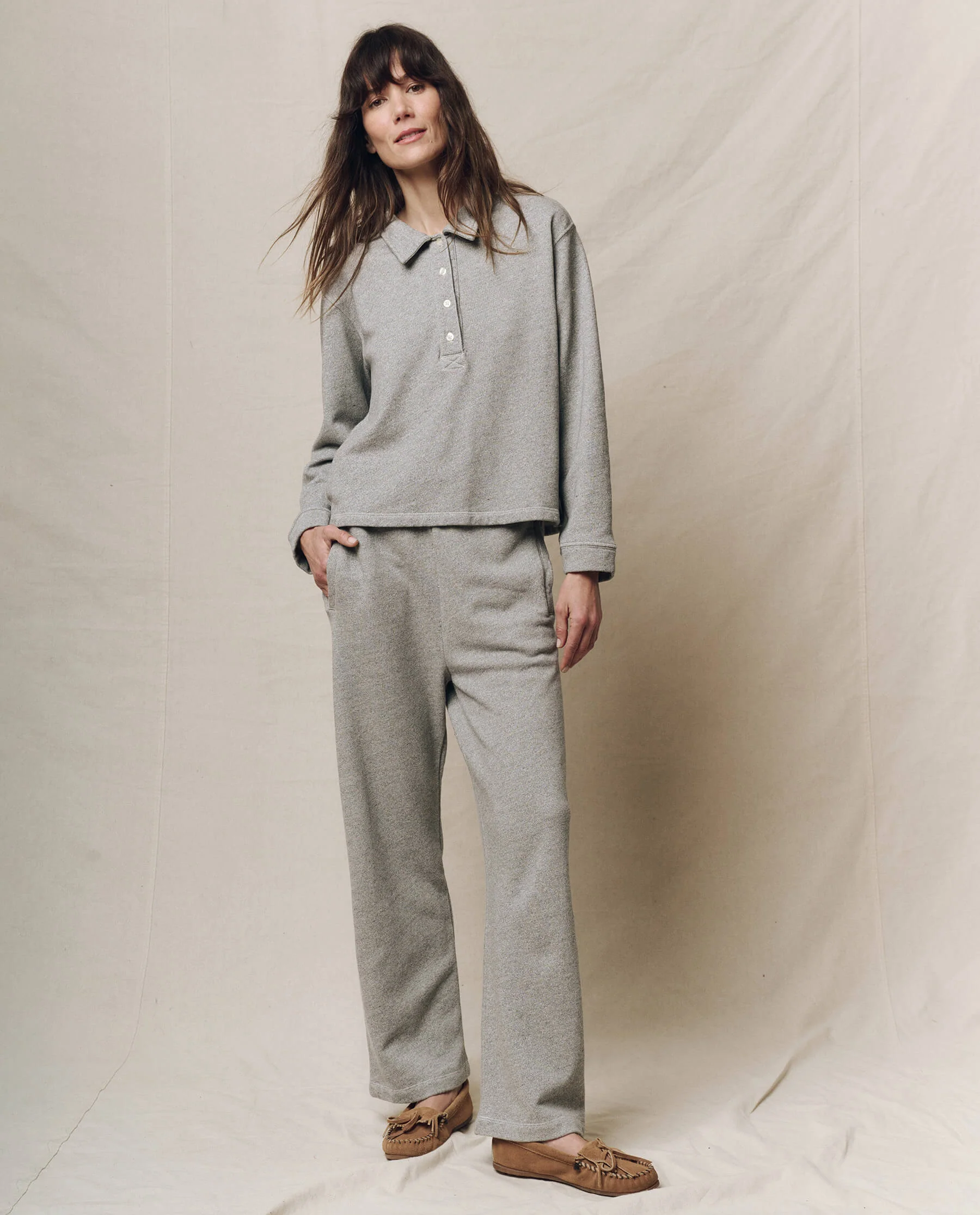 The Rugby Sweatshirt. -- Varsity Grey - Image 4