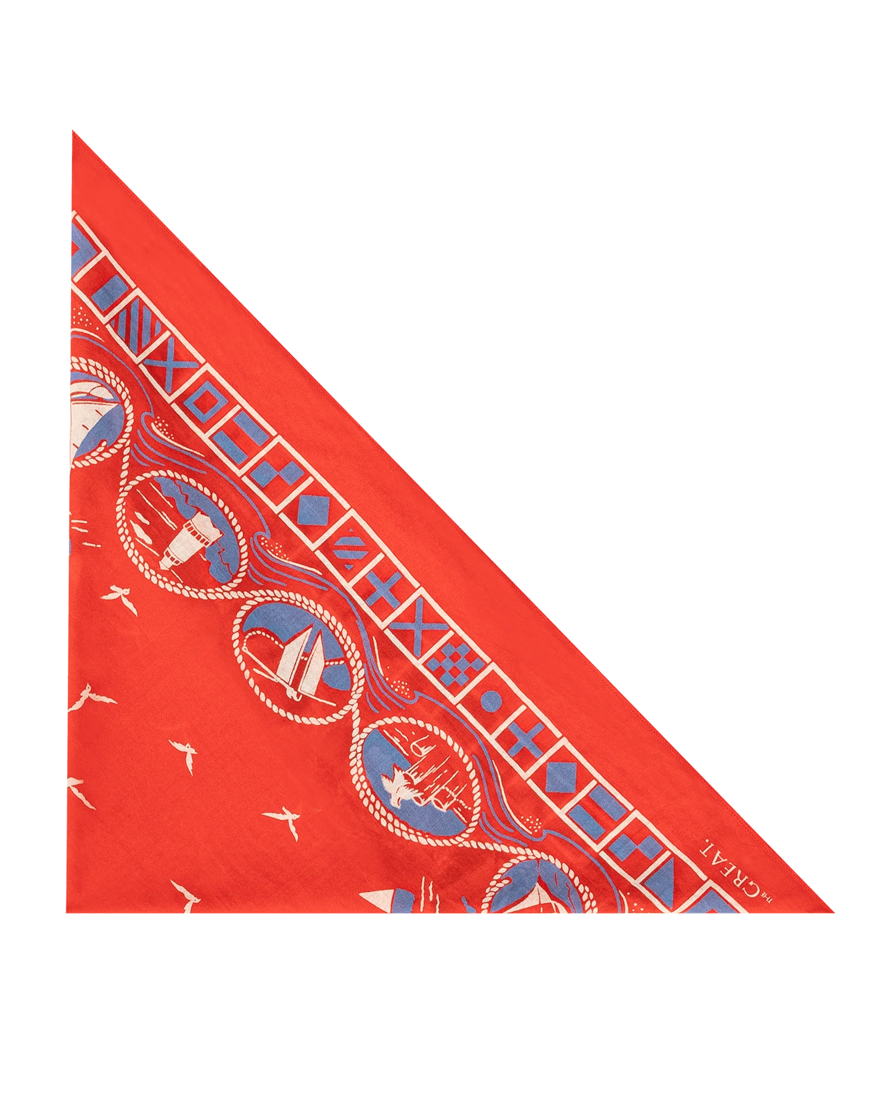 The Sailboat Bandana. -- Red - Image 4